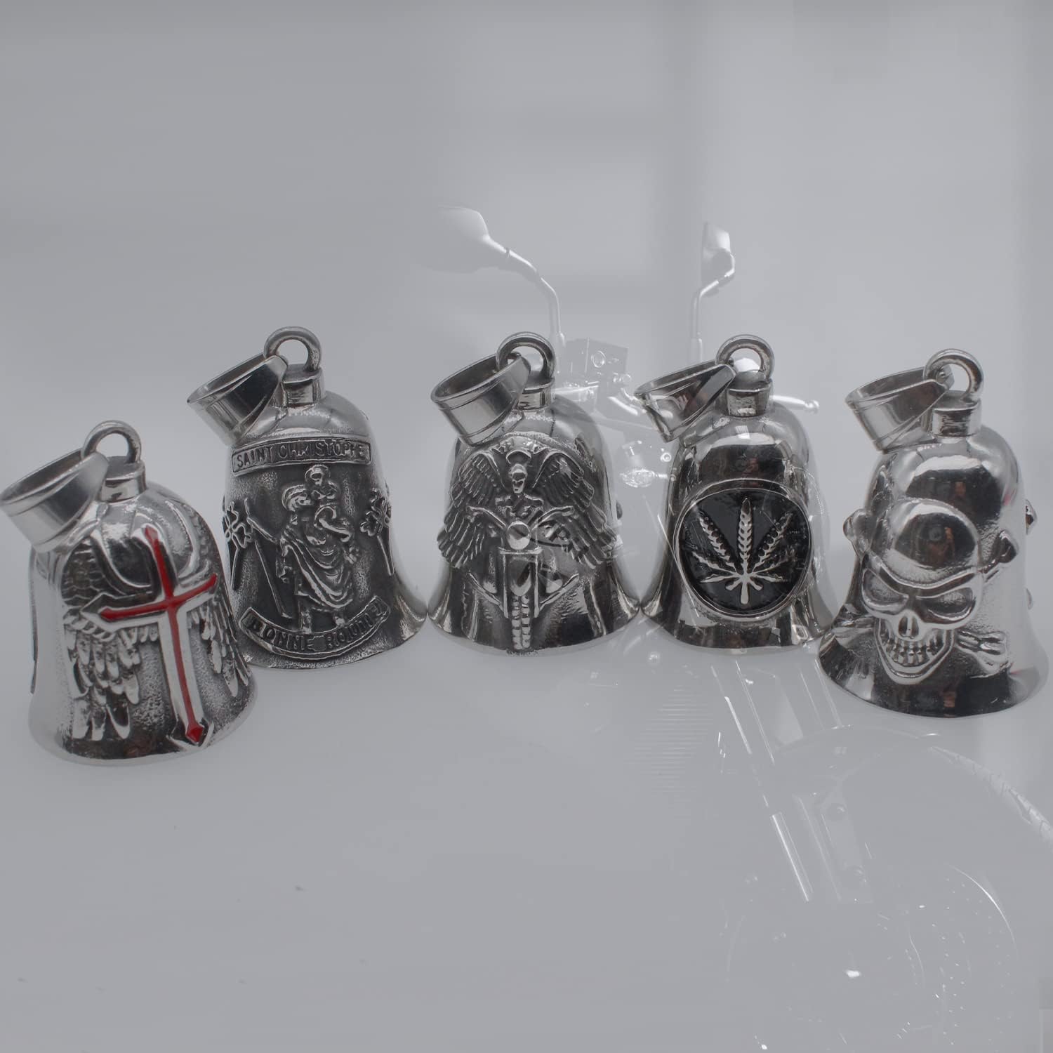 Motorcycle Bell With Hanger - Luck Charm And Keychain