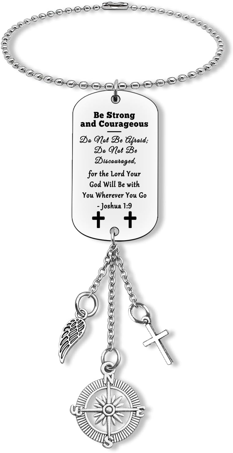 Christian Car Hanging Ornament - Faith Bible Pendant for Home and Vehicle