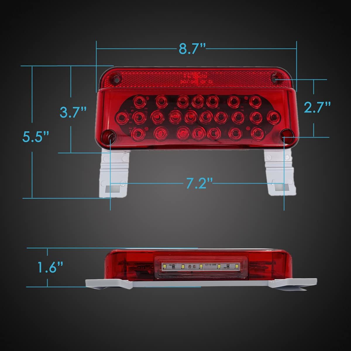 TCTAuto Camper LED Tail Light Set Left Right