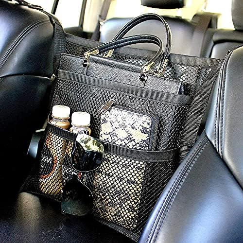 Car Seat Back Mesh Organizer for Pets and Kids