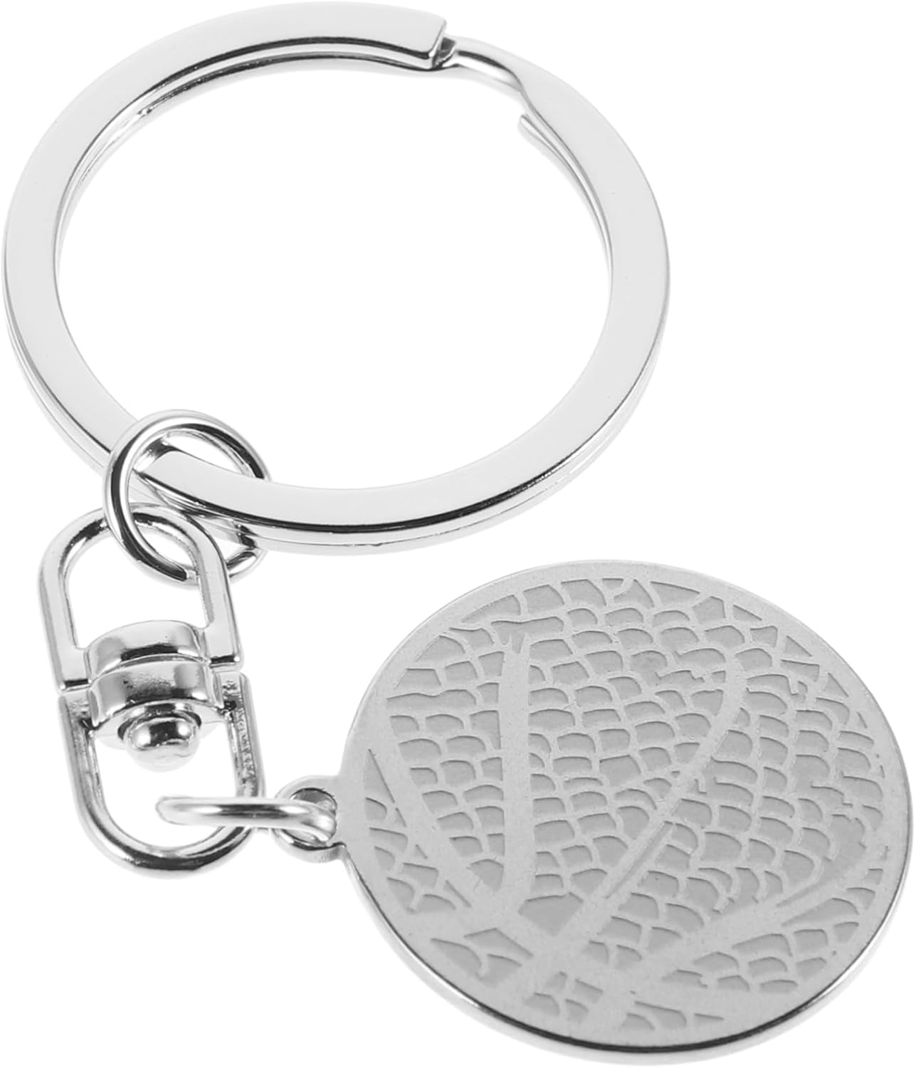 Sosoport Basketball Keychain Stainless Steel Charm