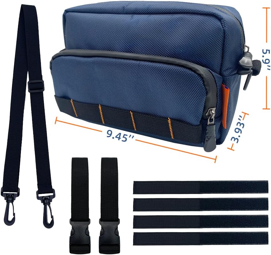 reygeak Motorcycle Handlebar Bag with Shoulder Strap