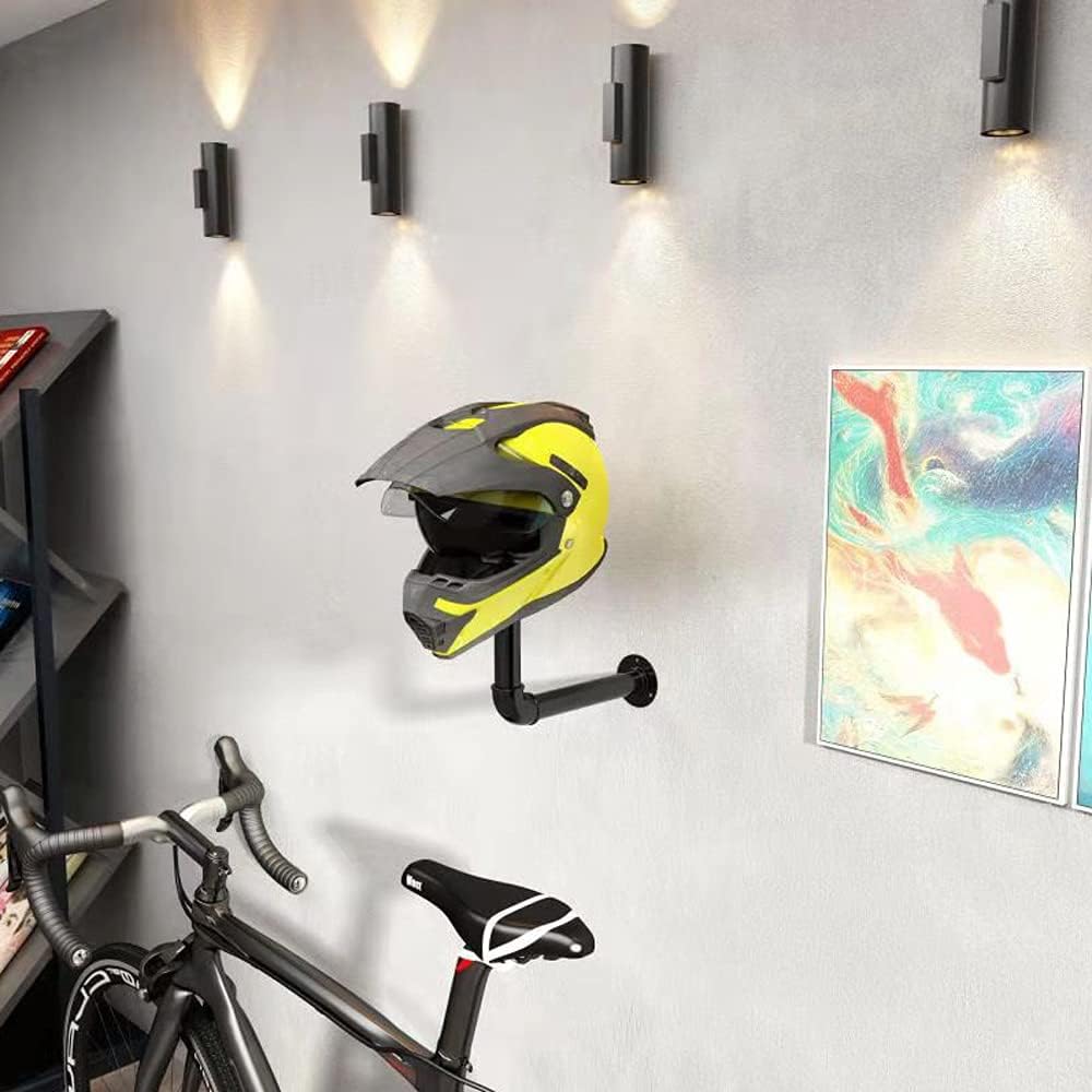 PEI Motorcycle Helmet Holder Wall Mount Rack