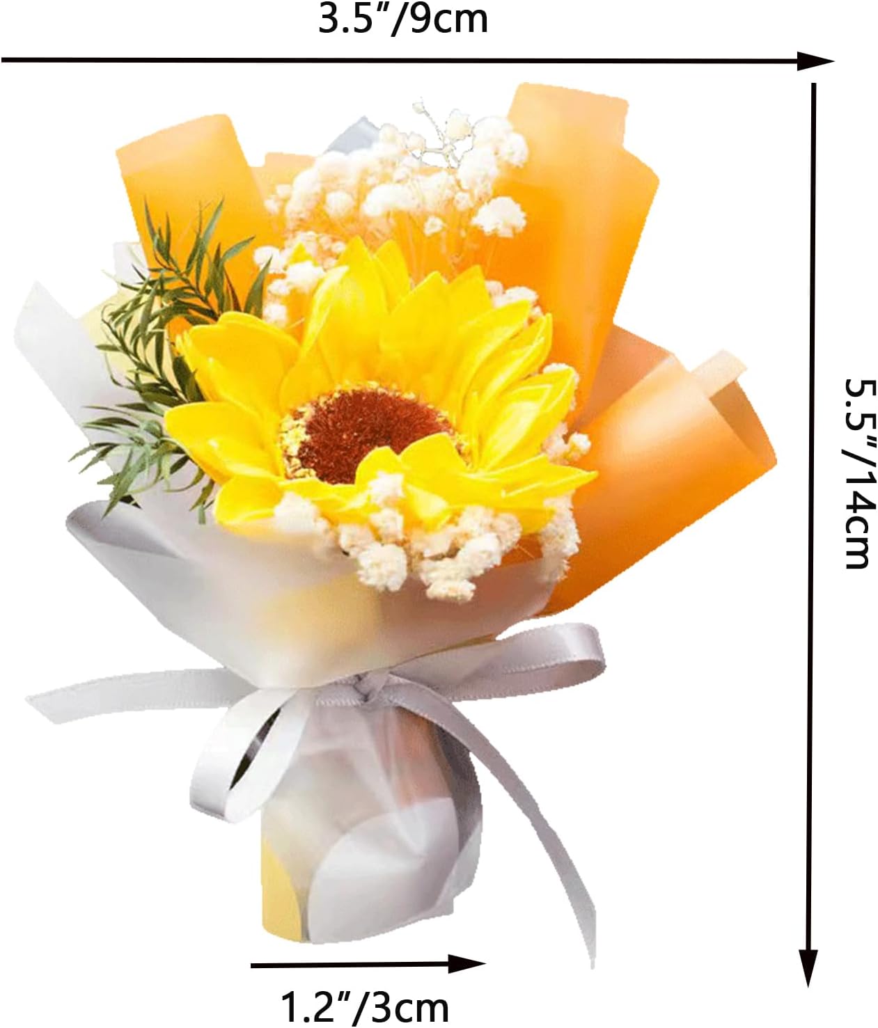 Dried Flower Bouquet Vent Clips for Car Air Freshener
