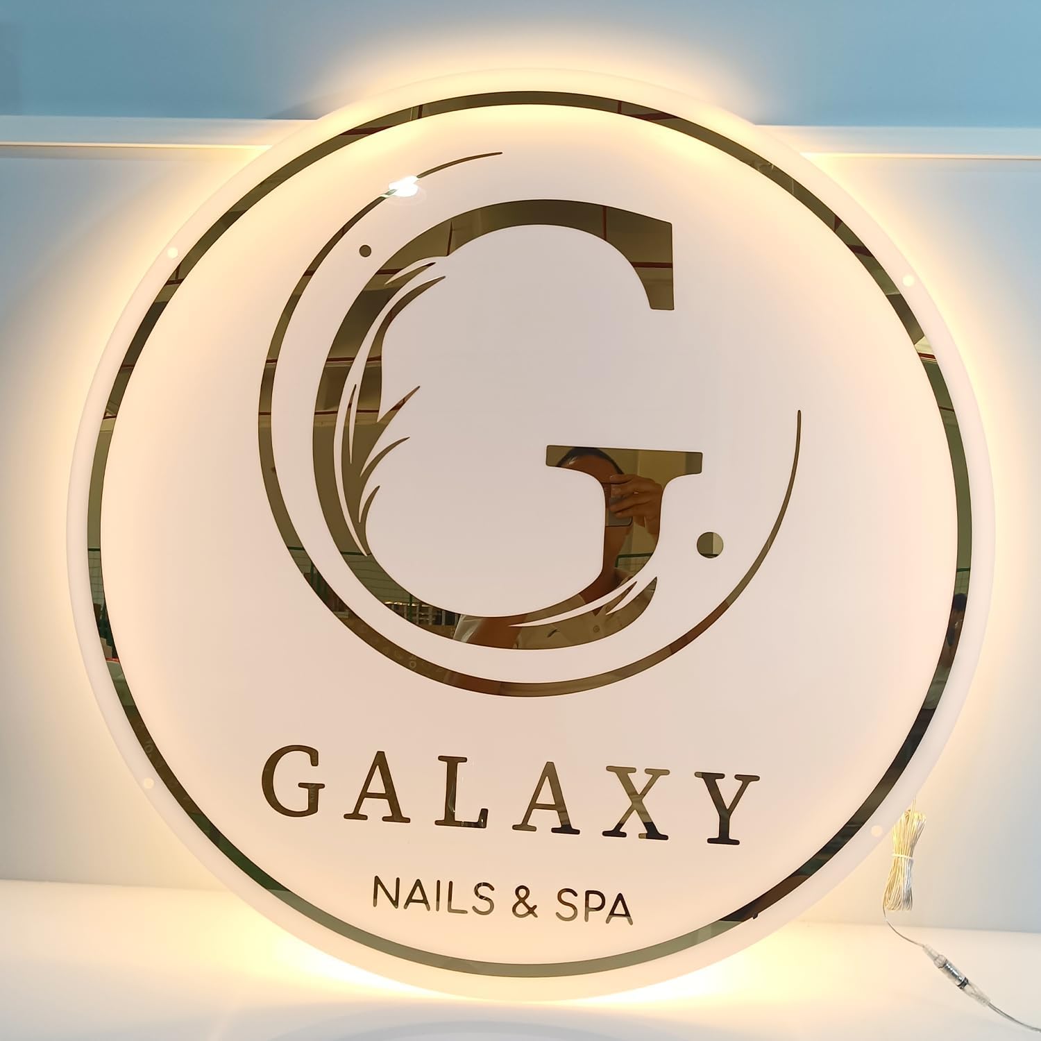 Custom Neon Logo Sign LED Backlit Acrylic Metal Business Sign