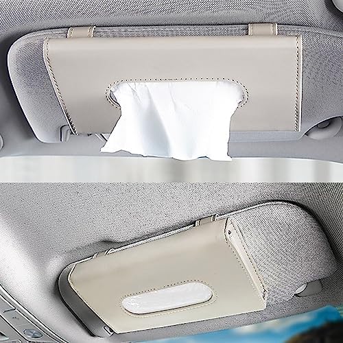 Gunhunt Car Tissue Holder with Leather Cover