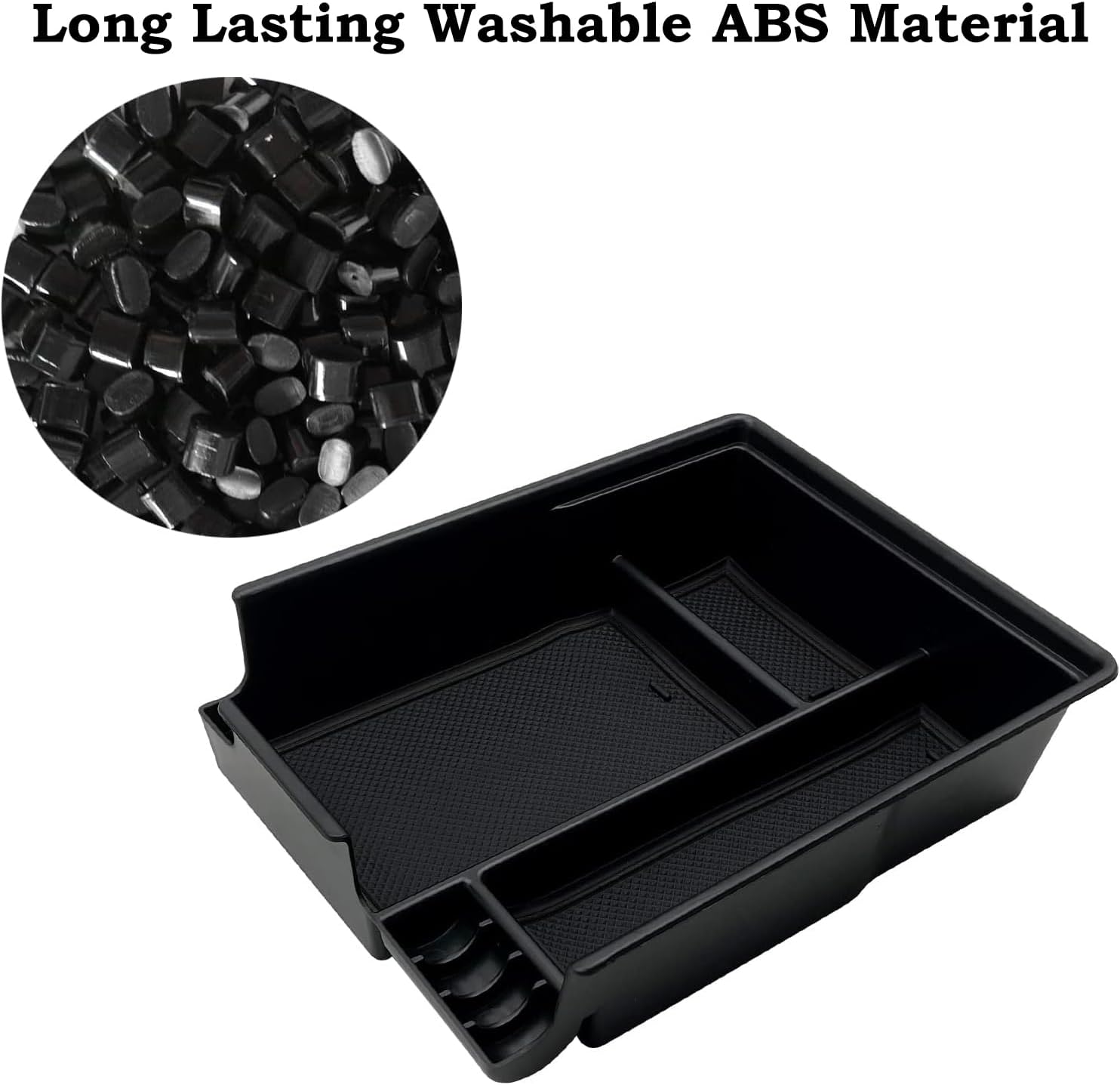 EVTIME Center Console Organizer for Hyundai Palisade 2020 2021 2022 Black