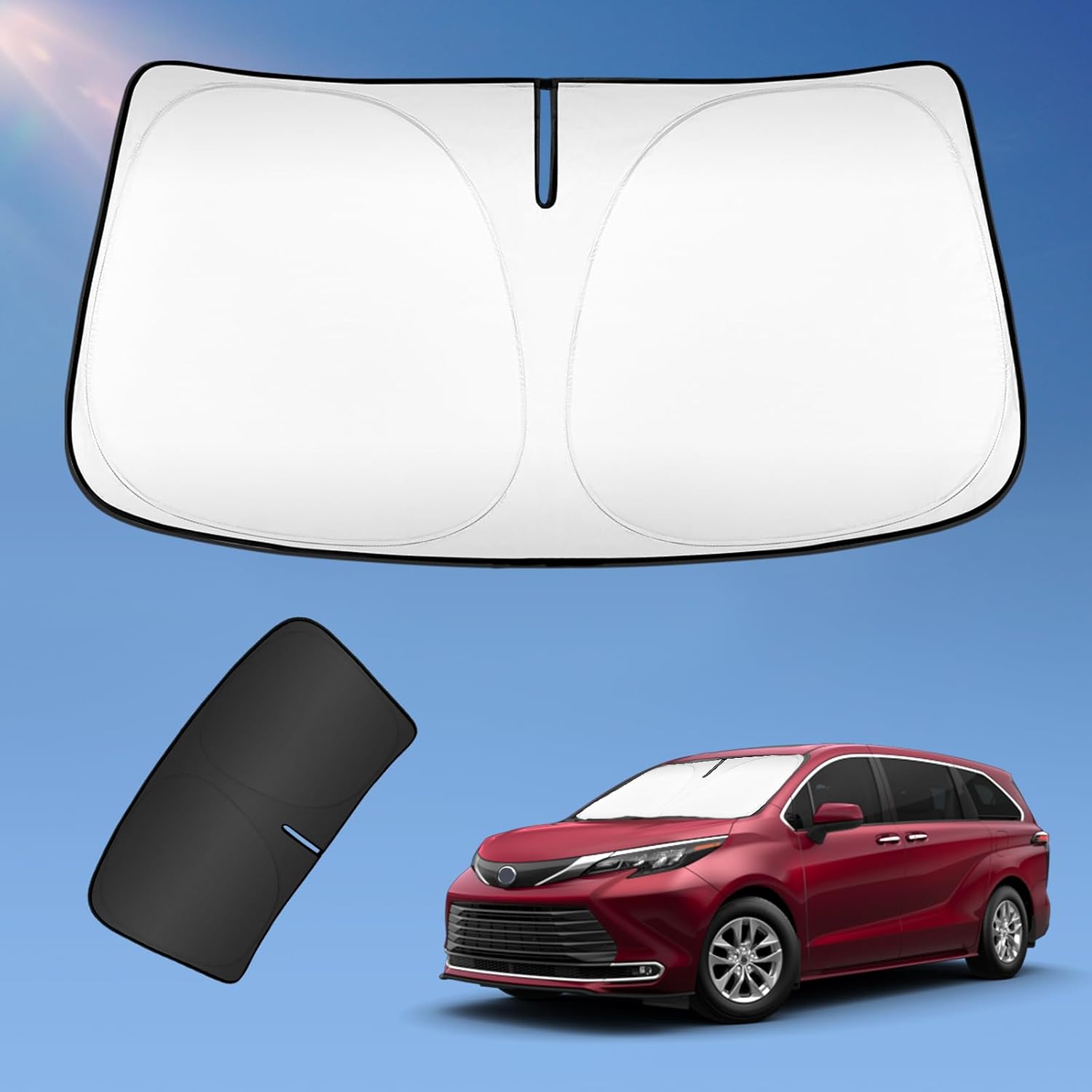 UV Blocking Sunshade for Toyota Sienna 2021-2025