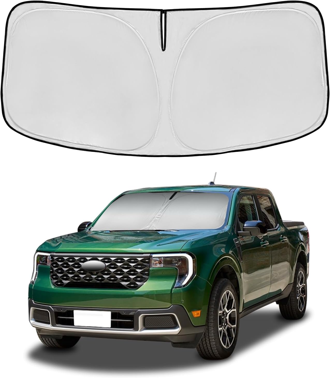 AuyNeas Windshield Sunshade for Ford Maverick 2022-2025