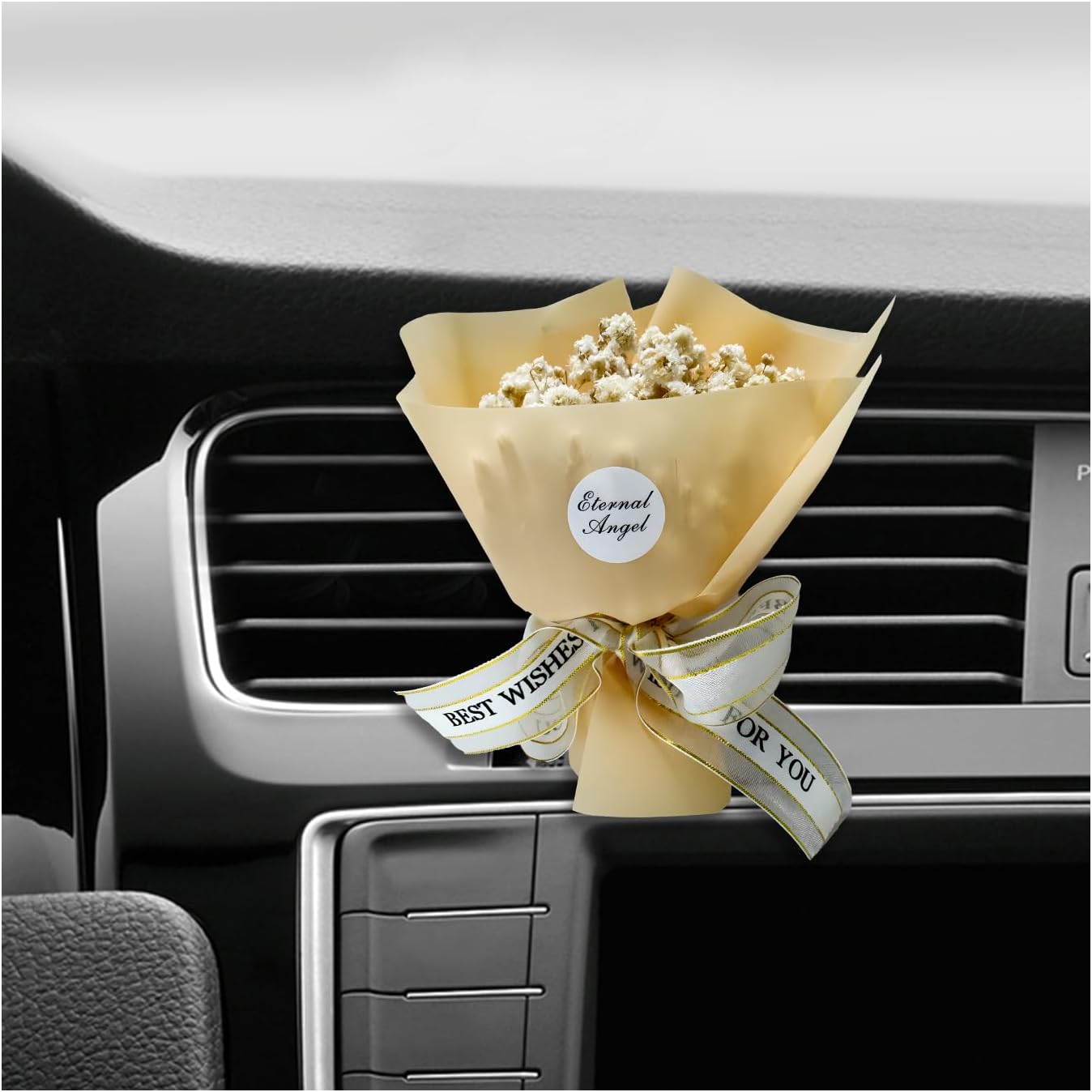 Mini Dried Flower Car Air Freshener with Clip