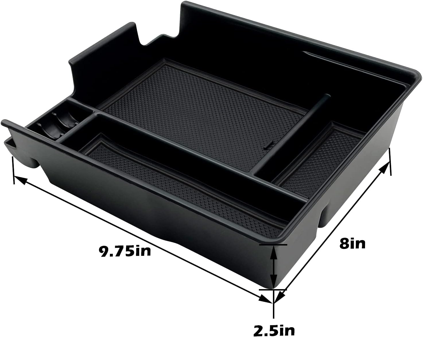 EVTIME Center Console Organizer for Hyundai Palisade 2020 2021 2022 Black