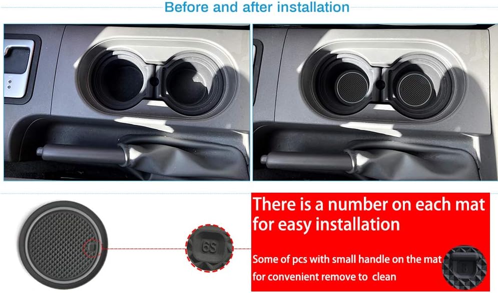 auovo Anti Dust Mats for Xterra and Frontier Door Pockets