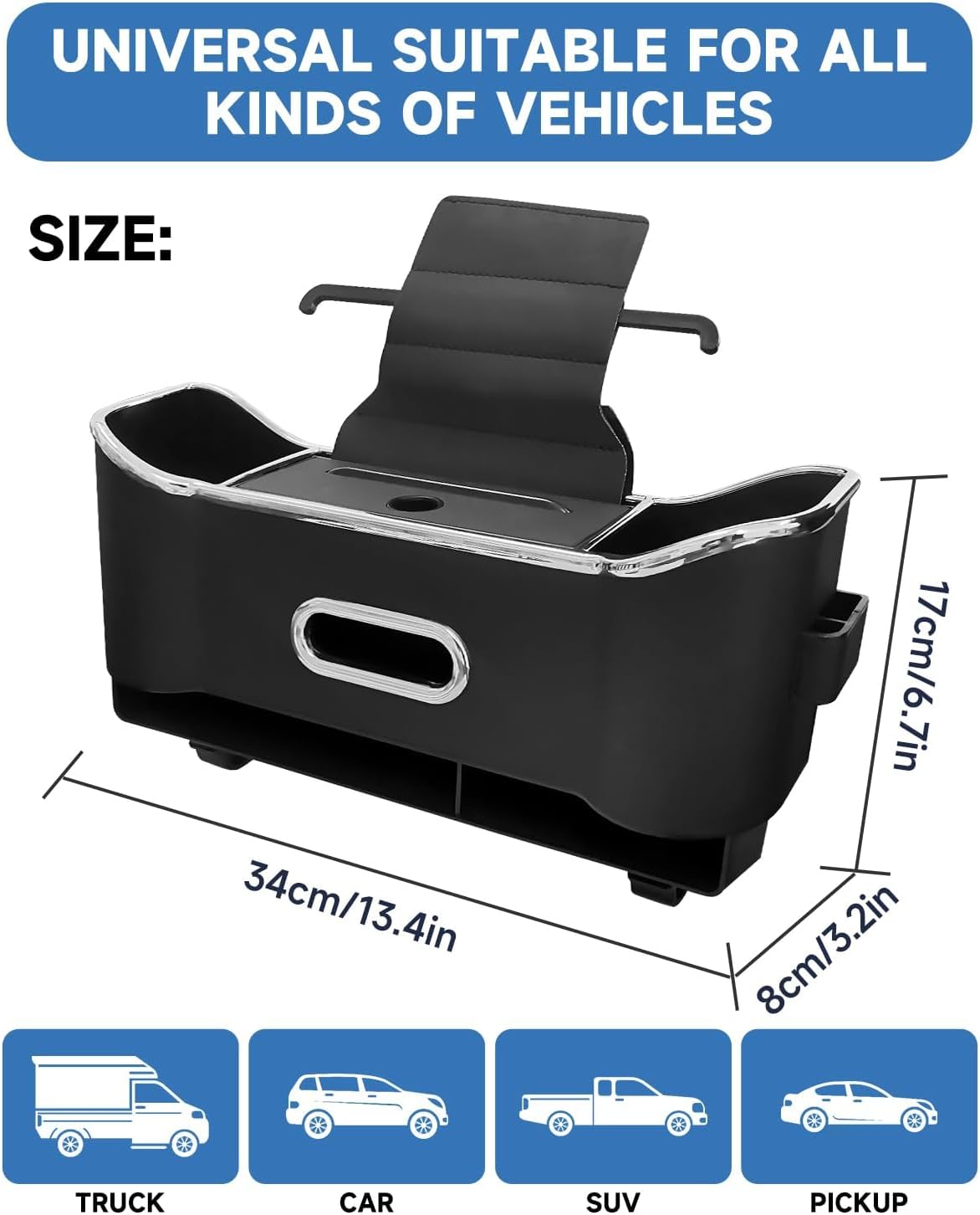 Car Seat Back Storage Box 5-in-1 Organizer