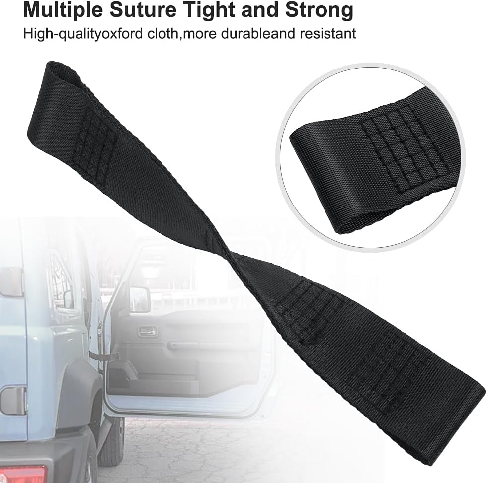 PYGHAP Jeep Door Limiting Straps 2PCS Heavy Duty Adjustable