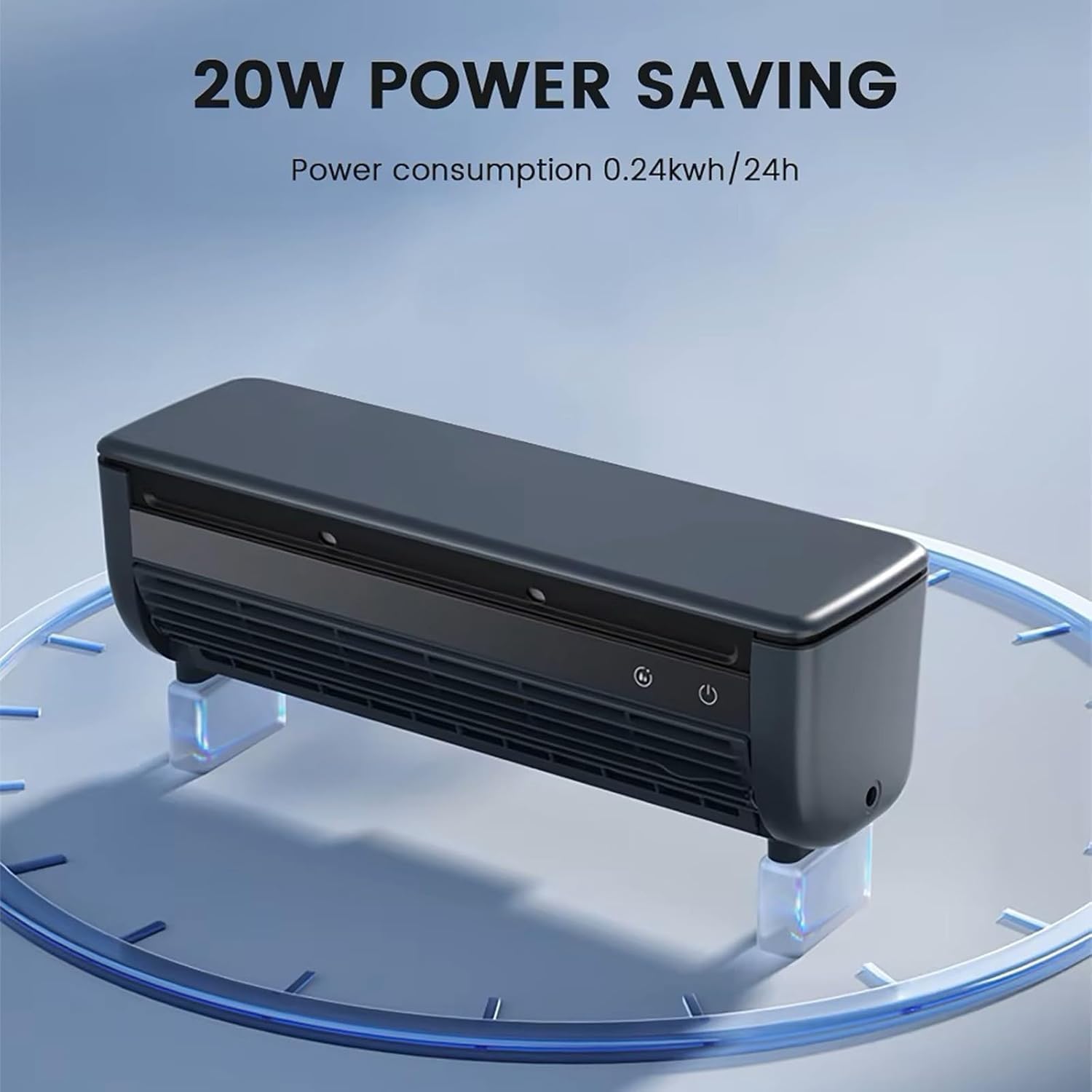 No Drilling Wall Mounted Air Conditioner Fan with 10s Instant Cooling