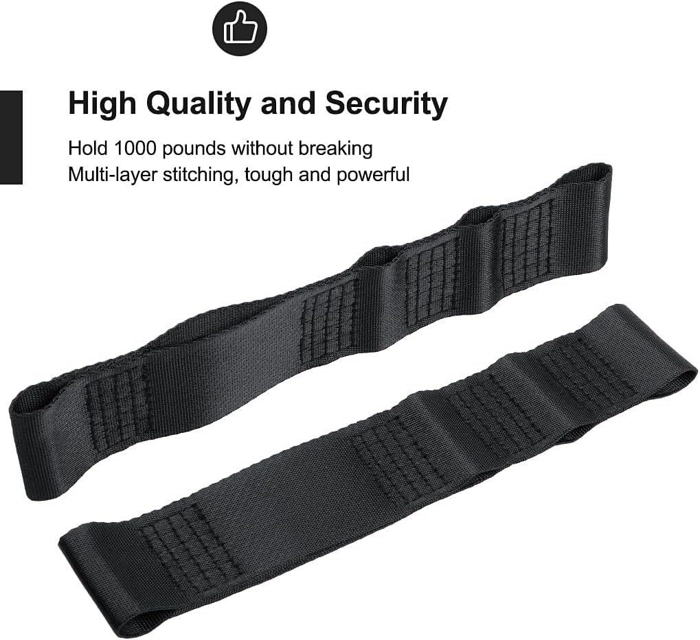 PYGHAP Jeep Door Limiting Straps 2PCS Heavy Duty Adjustable