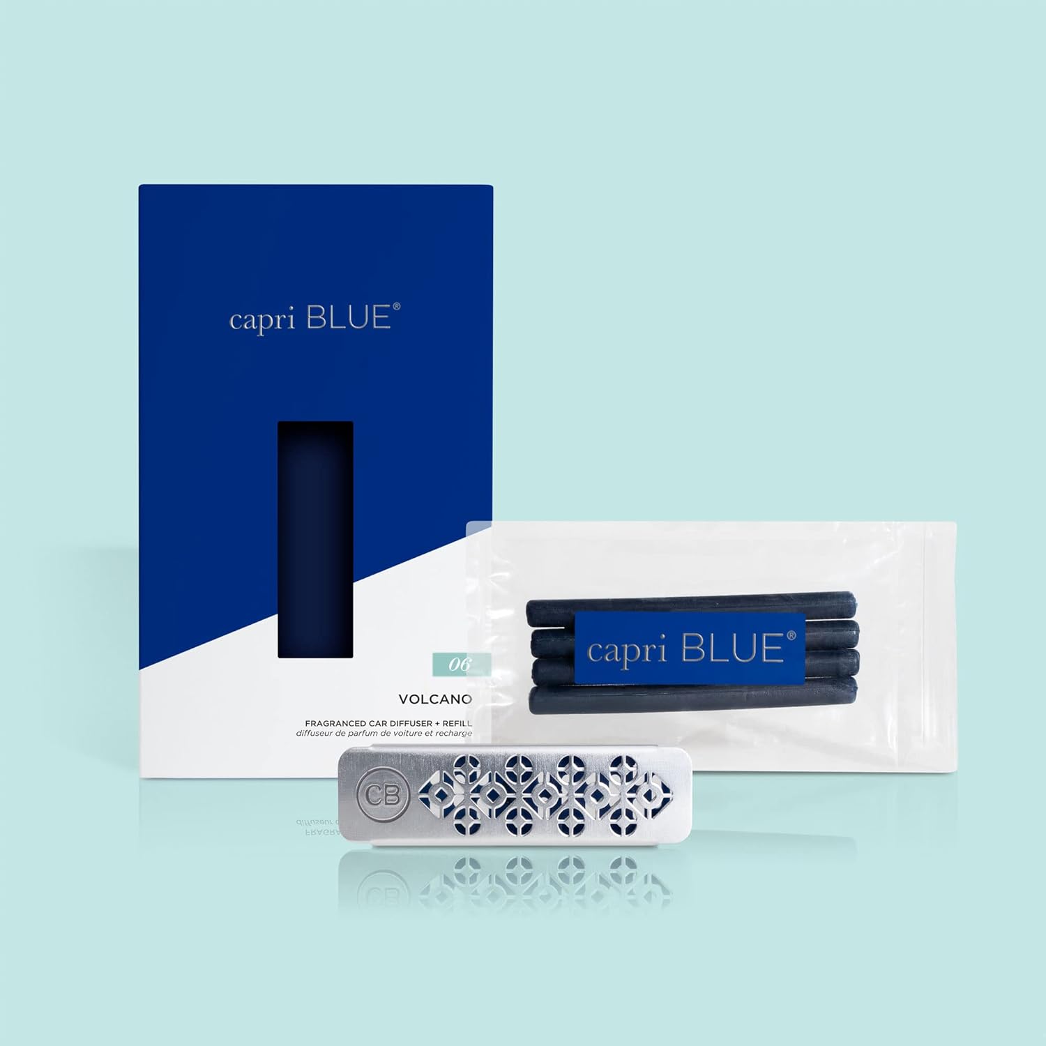 Capri Blue Volcano Car Diffuser with Refills