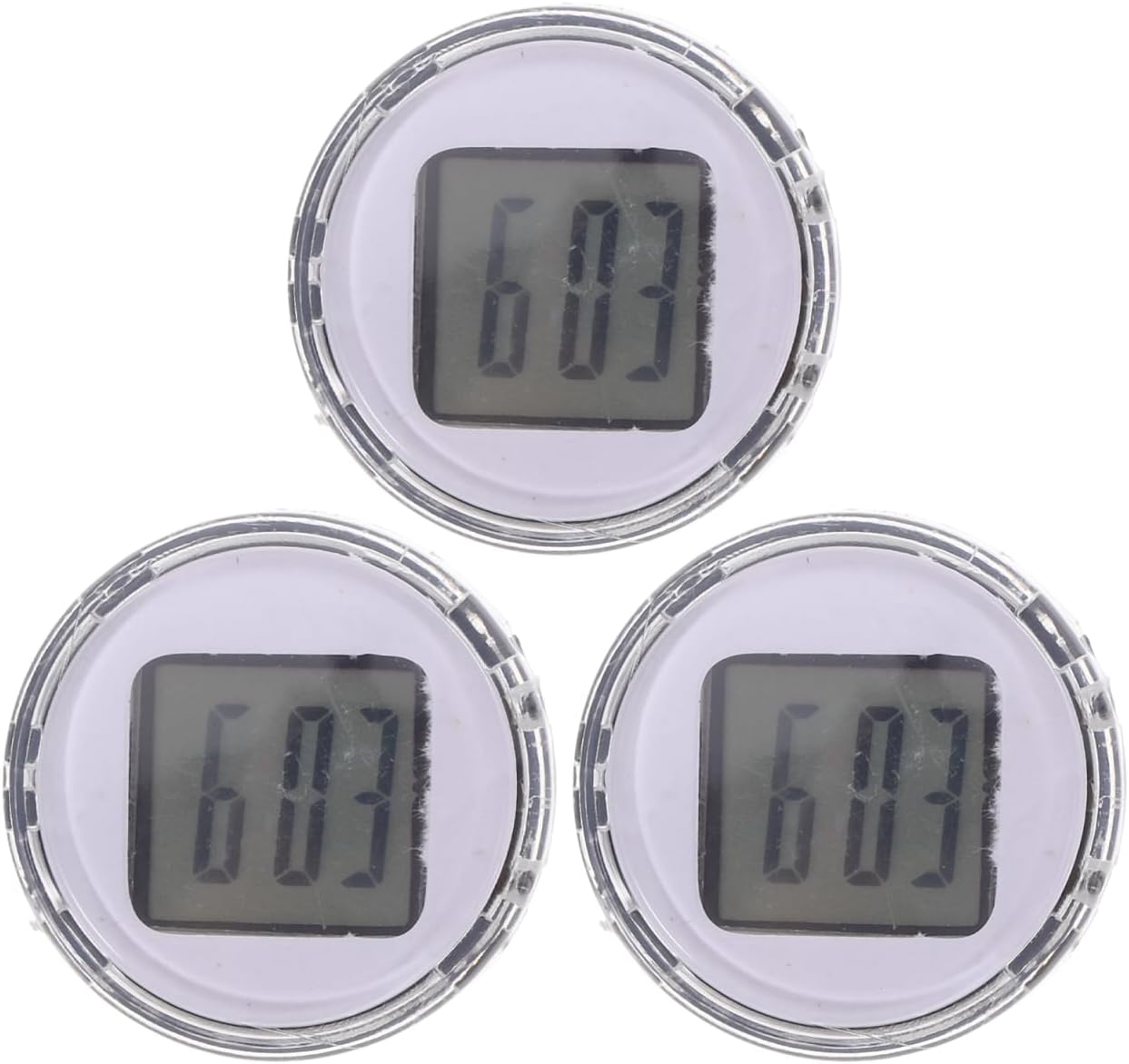 Mipcase 3pcs Mini Digital Clock Clipboard
