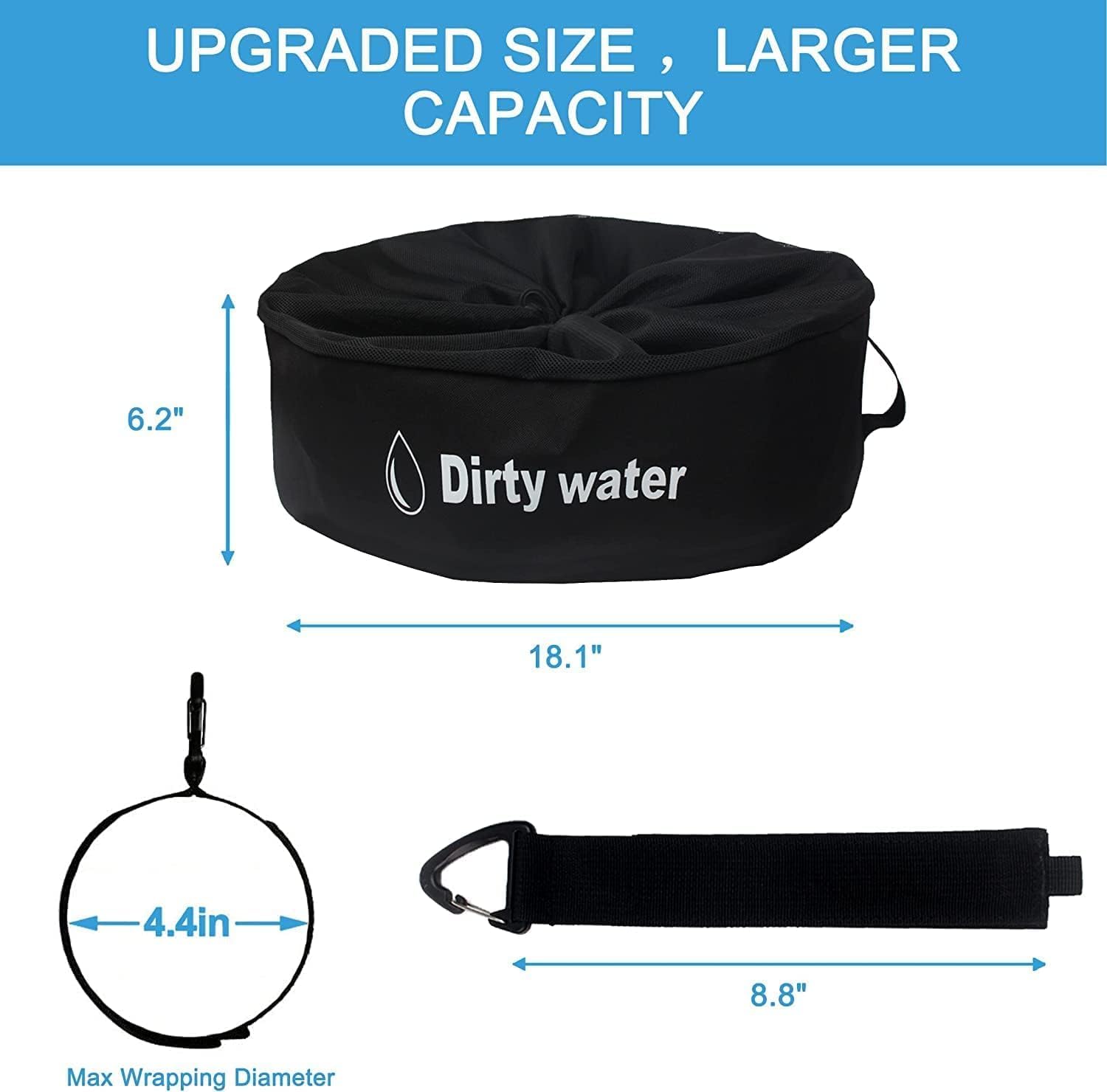 RV Hose Storage Bag Set 4-Pack with Straps