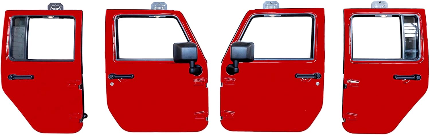 EZ4x4 Garage Door Hangers for Jeep - 4 Pack Heavy Duty