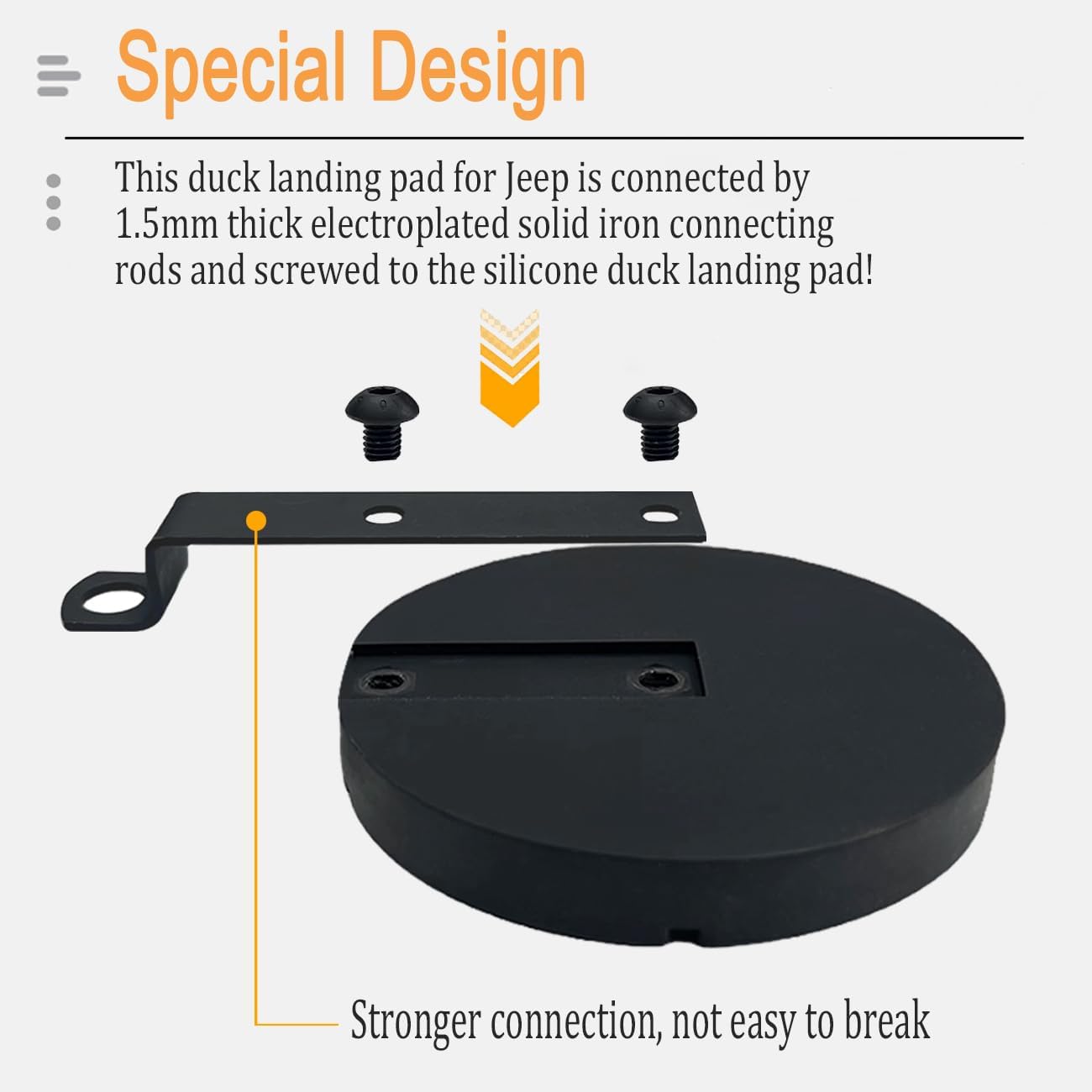 Duck Landing Pad for Jeep Wrangler JLJLU JT 2018-2024