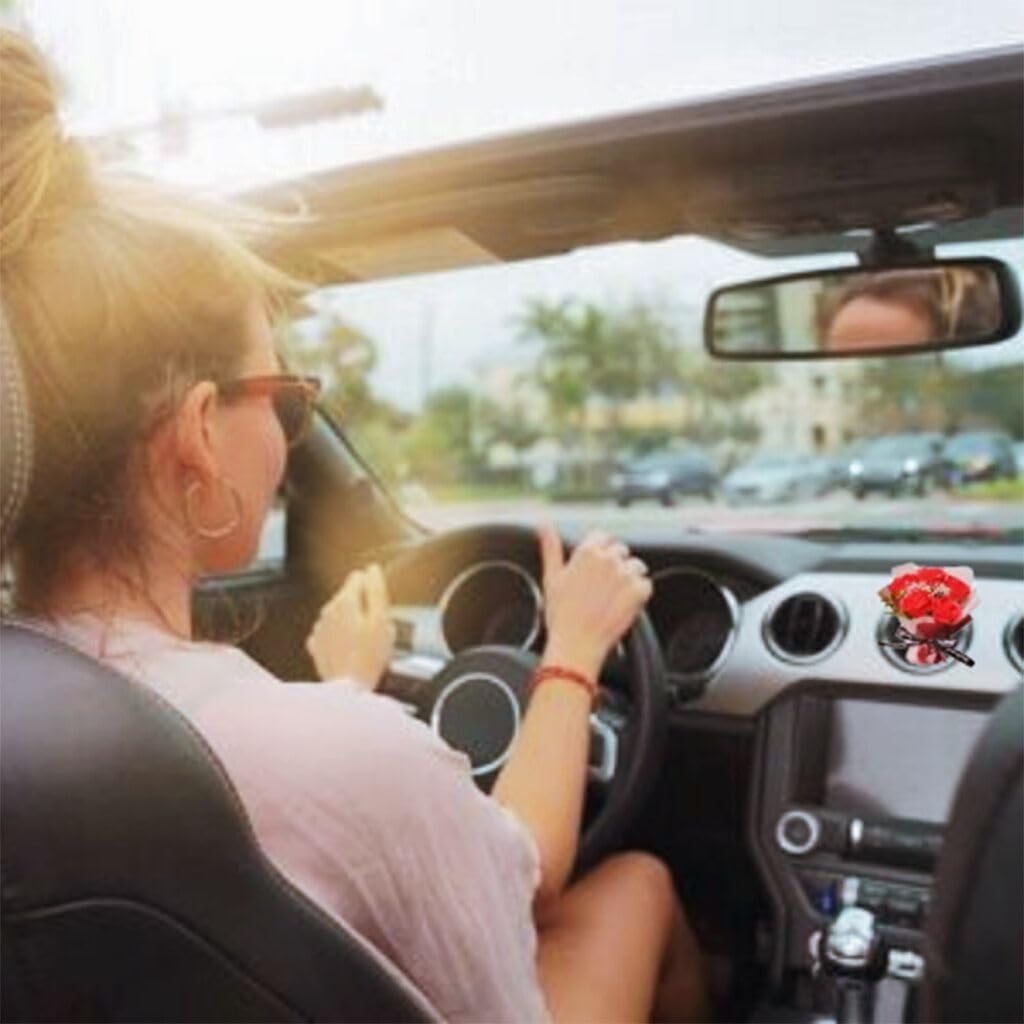 Car Flower Bouquet Air Freshener Vent Clip 1