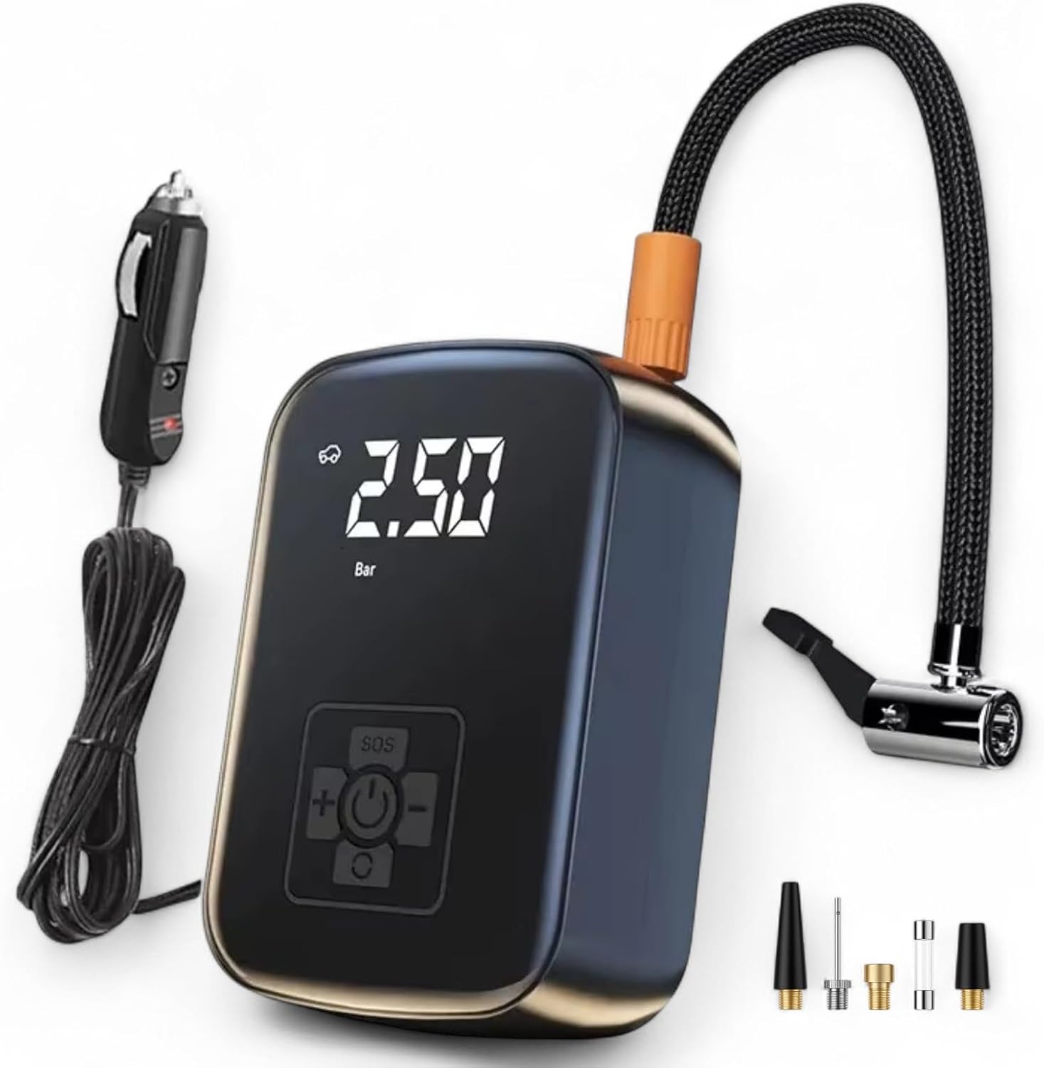 Portable Tire Inflator with 150 PSI Digital Gauge