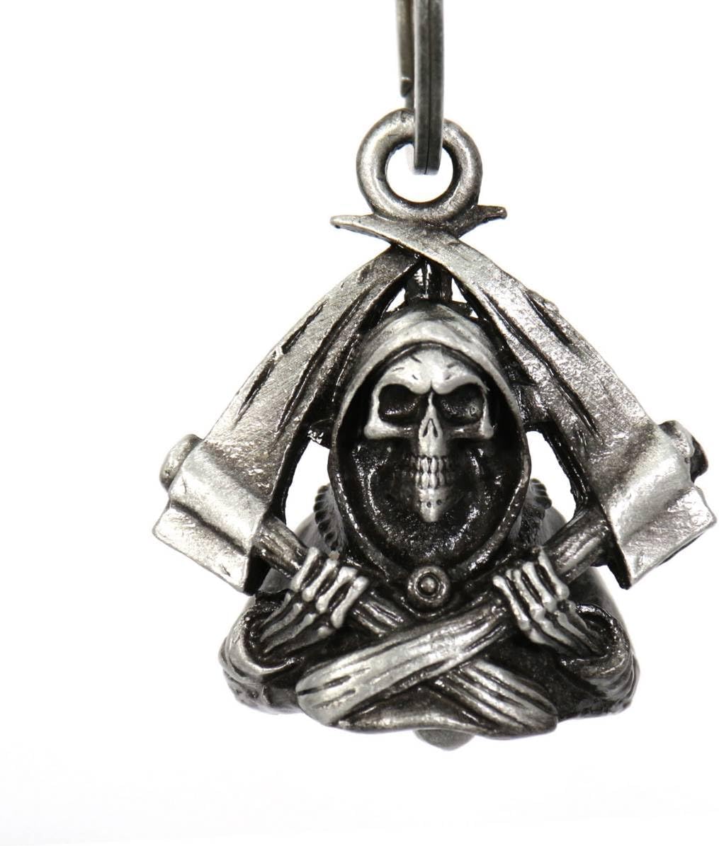 Milwaukee Leather Motorcycle Good Luck Bell Key Chain