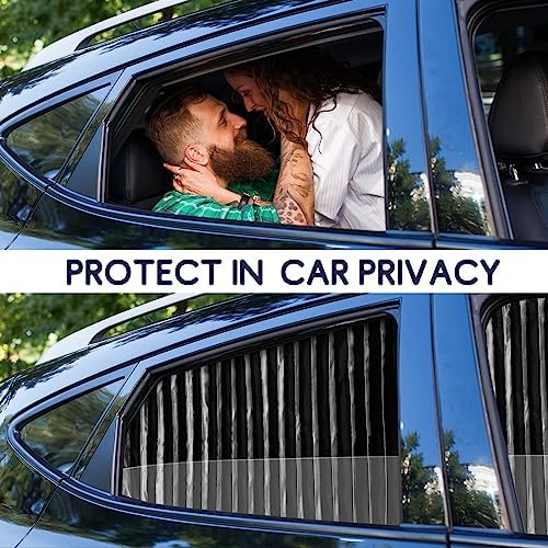 ZATOOTO 4 PCS Side Window Sun Shade Black Privacy Cover