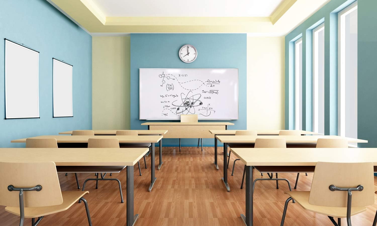 Ghent 4 x 10 Porcelain Magnetic Whiteboard with Frame