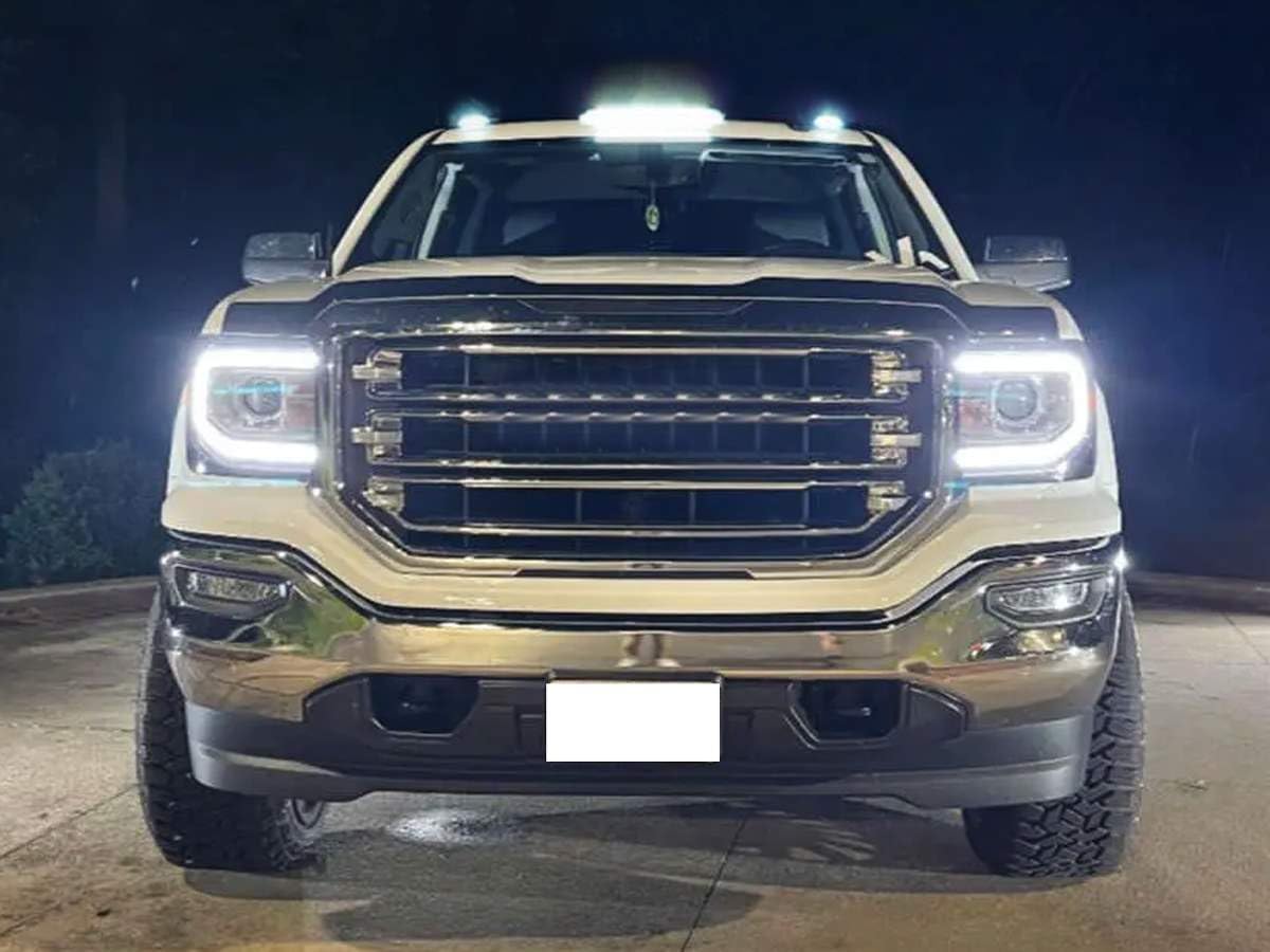iJDMTOY 3pc Smoked Lens LED Cab Roof Light Kit