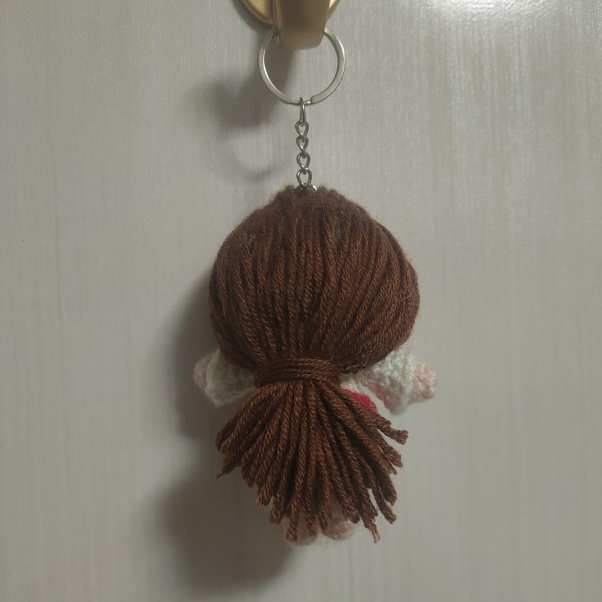 Handmade Crochet Jesus Keychain Pendant