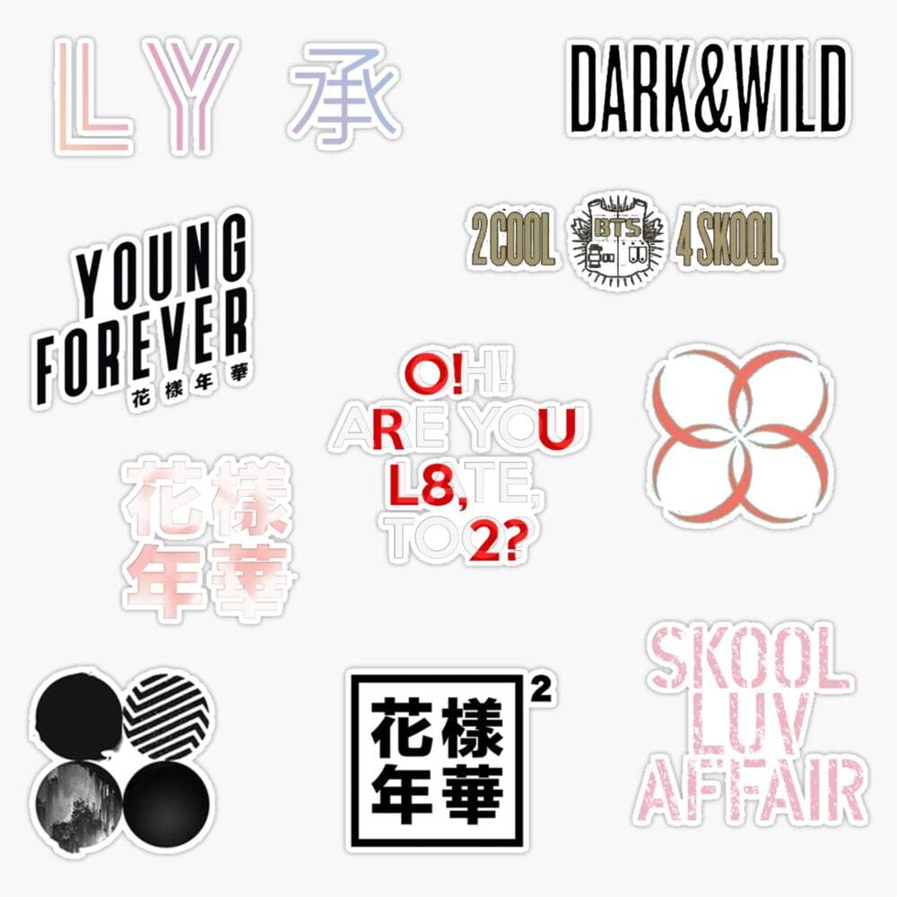 EMC Graphics BTS Album Artworks Vinyl Bumper Sticker 5