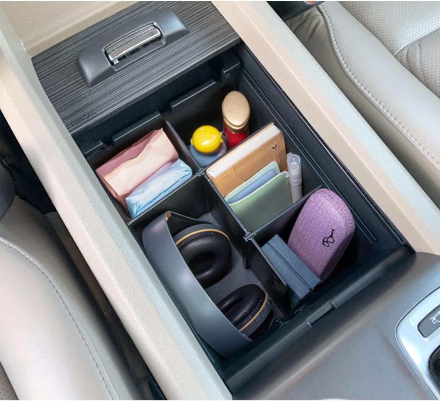 PIMCAR Center Console Organizer for Honda Pilot Ridgeline Passport