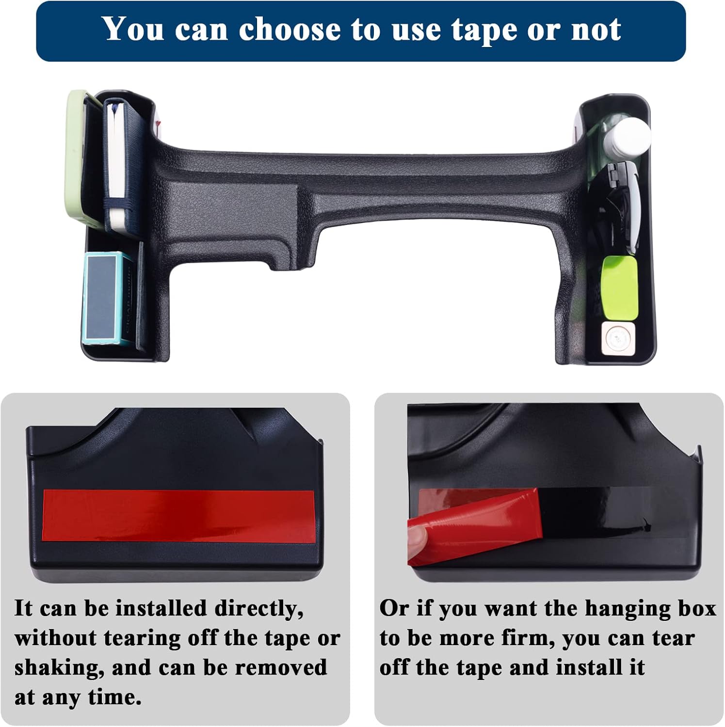 3PCS Center Console Organizer Tray for Wrangler and Gladiator 2018-2024