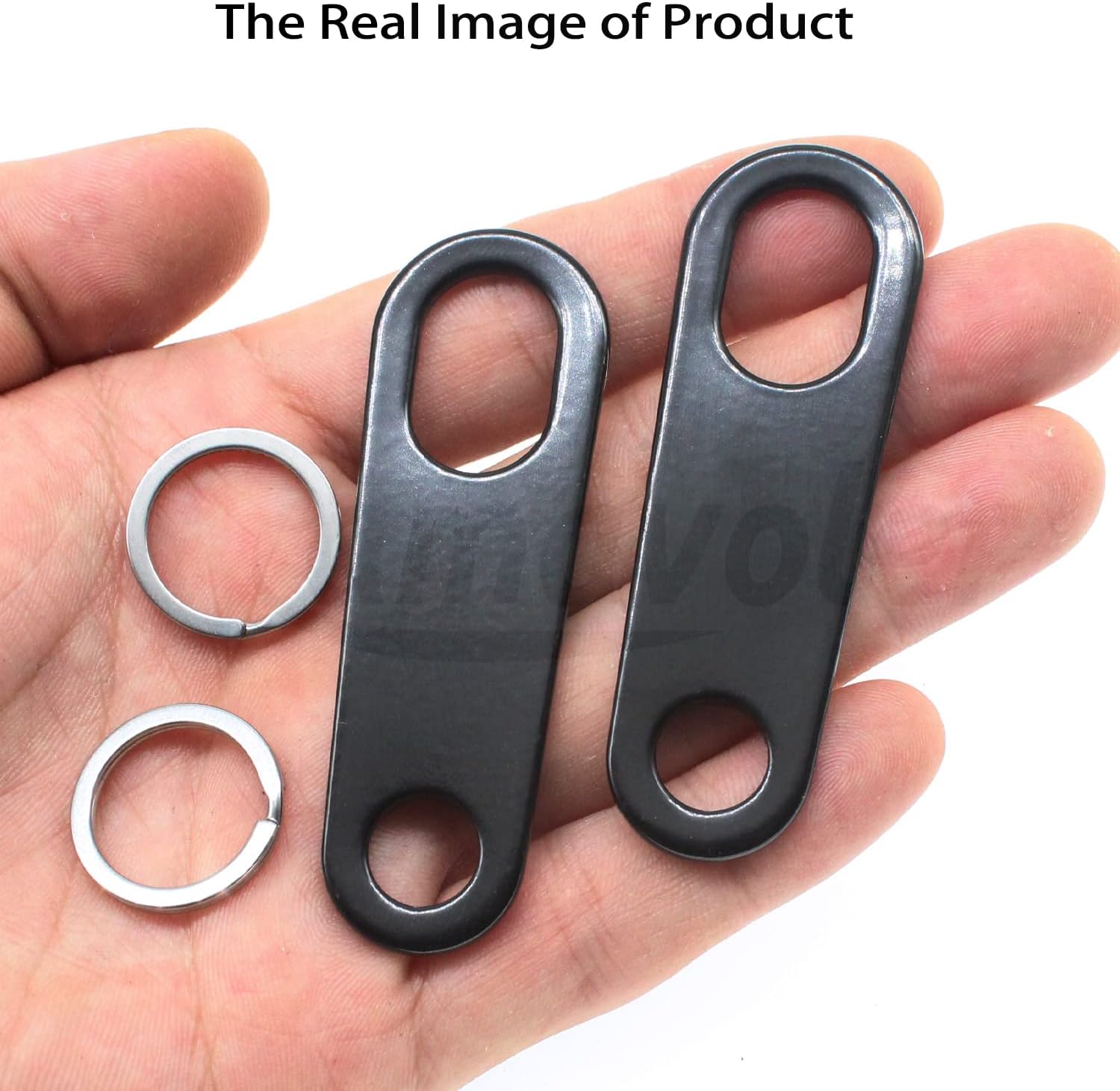 Amavoler Motorcycle Bell Hangers with Split Rings for Lucky Bells