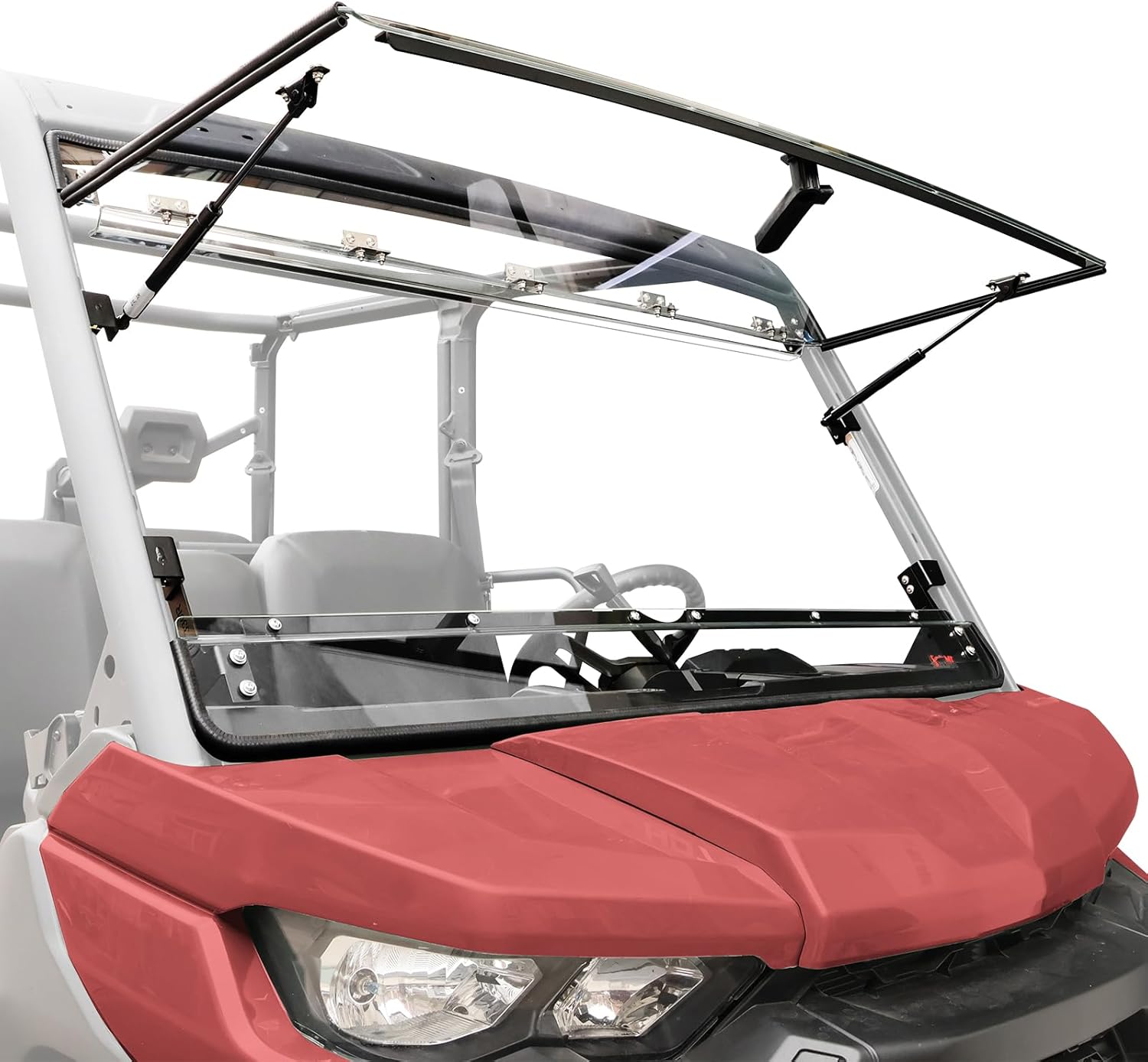 StarknightMT Flip Windshield for Can-Am Defender 2016-2024