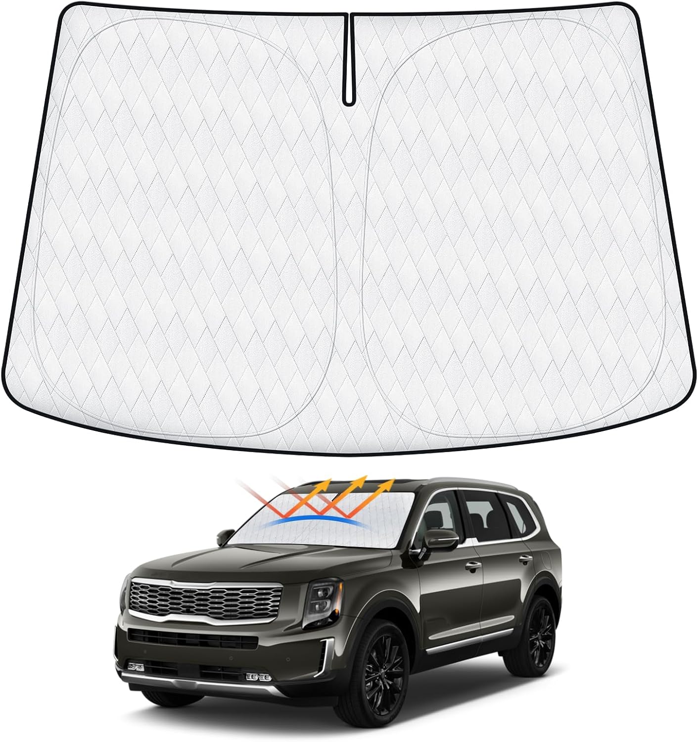 Cartist 5 Layer Sun Shade for Kia Telluride 2020 2023