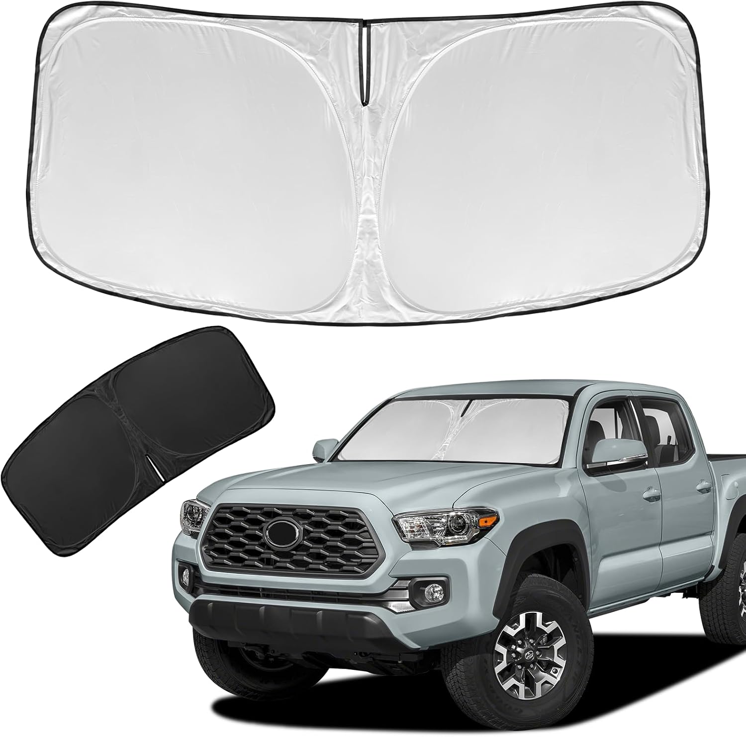 ZOIBV Windshield Sunshade for Toyota Tacoma 2016-2026