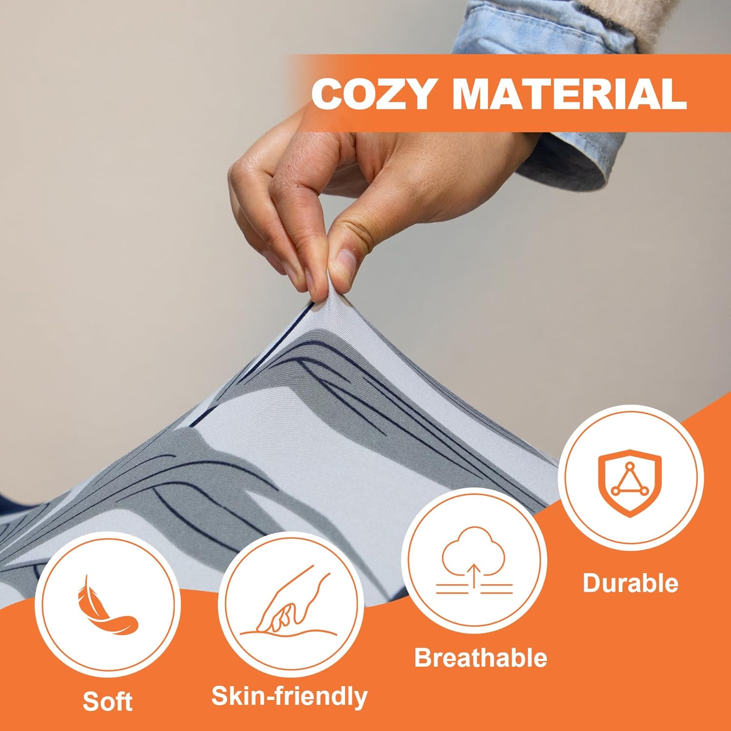 FUANGUI RV Dinette Cushion Covers Stretchable Camper Seats Replacement Washable Furniture Protector
