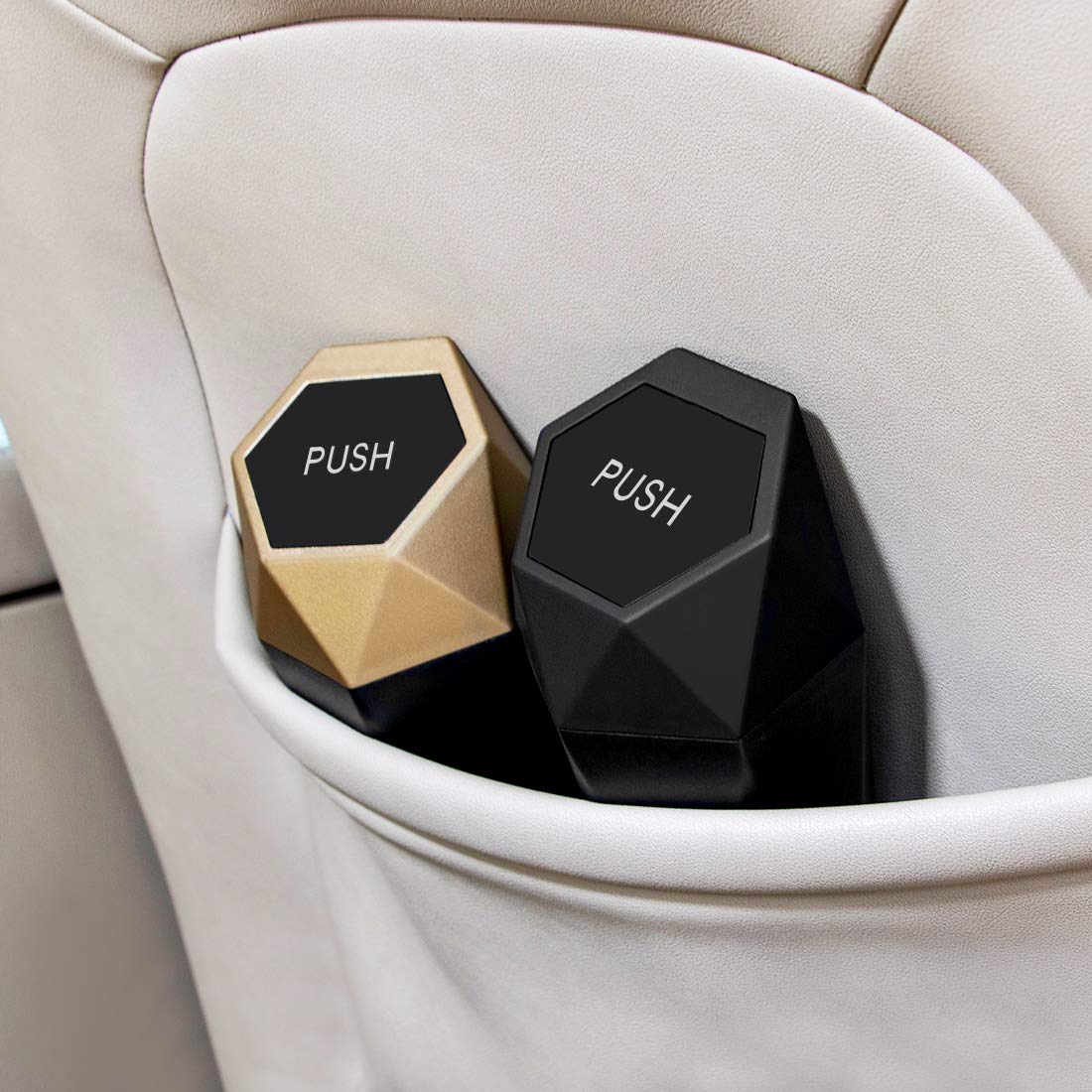 OUDEW Car Trash Can with 30 Detachable Bags