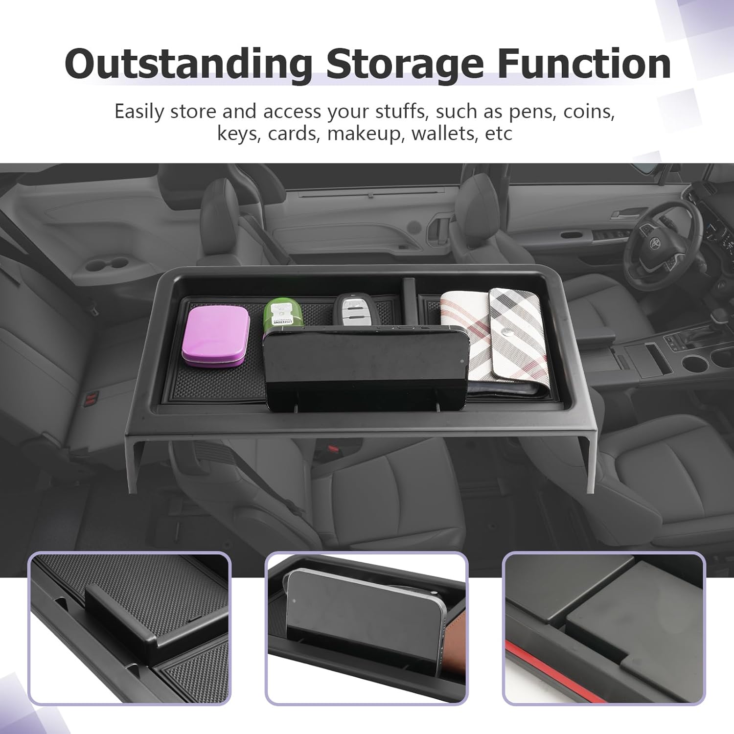 LUWU 2025 Sienna Dashboard Storage Tray 123 Inch Only