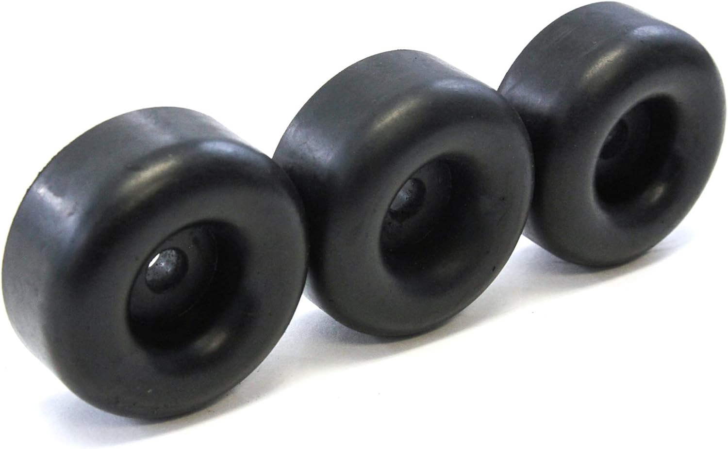 Red Hound Auto 3 Round Rubber Bumpers for Trailer Ramp Door