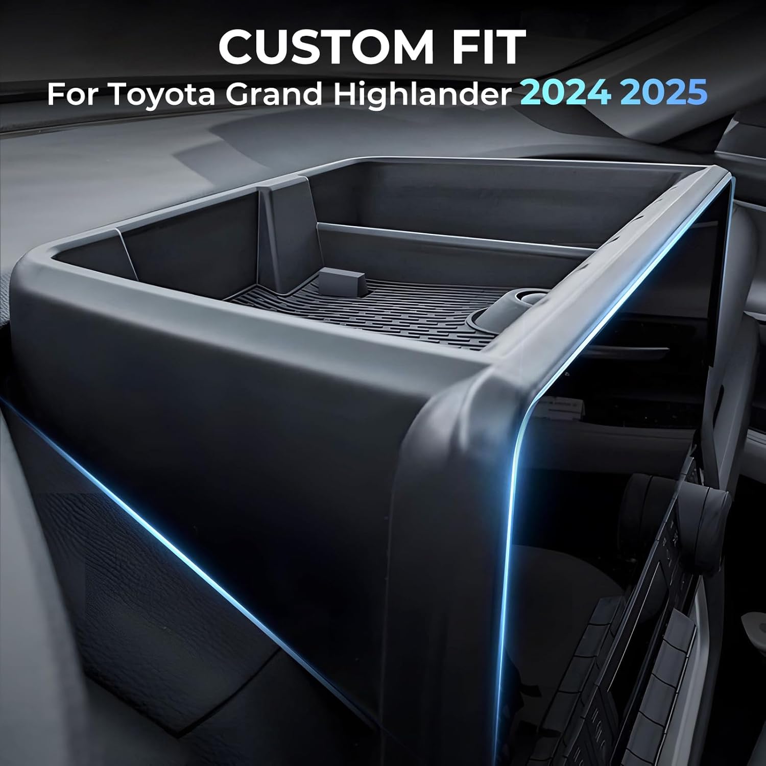 Dashboard Behind Screen Storage Box for Toyota Grand Highlander 2024 2025