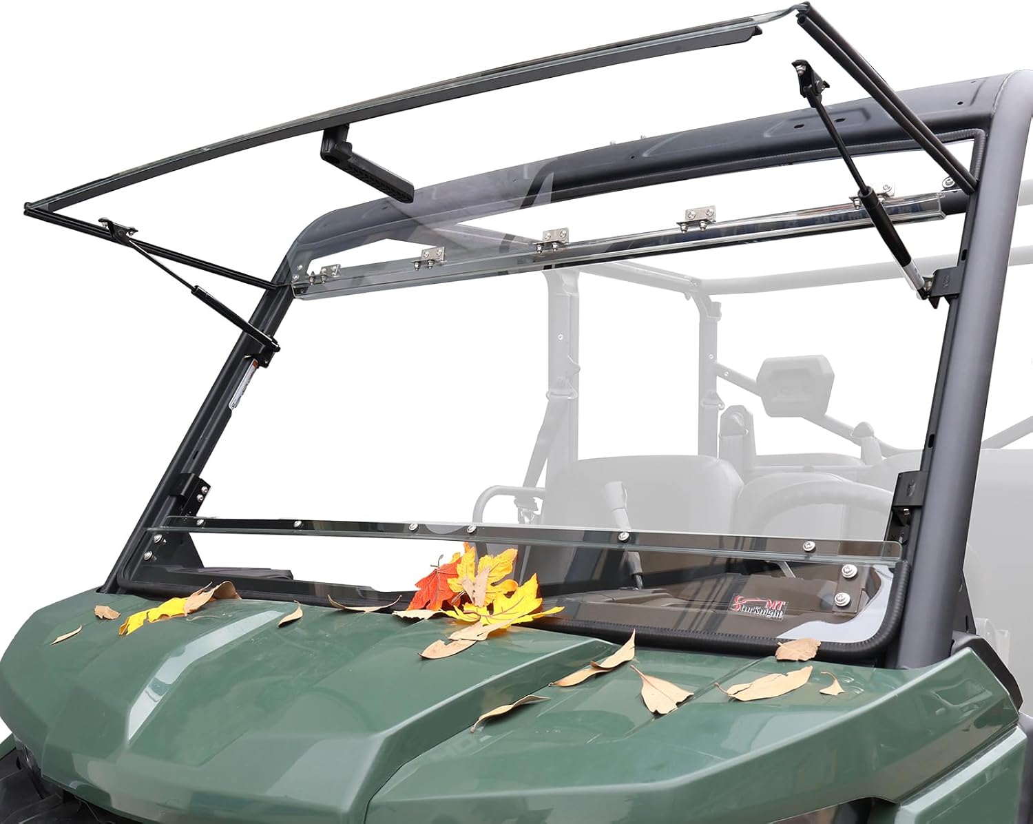 StarknightMT Flip Windshield for Can-Am Defender 2016-2024