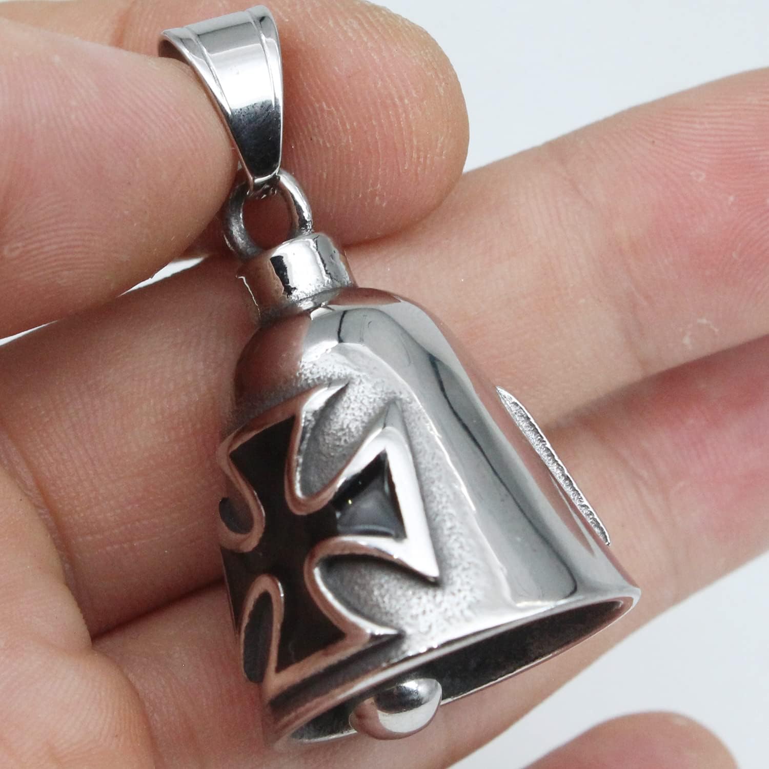 Motorcycle Bell with Bell Hanger for Luck and Protection