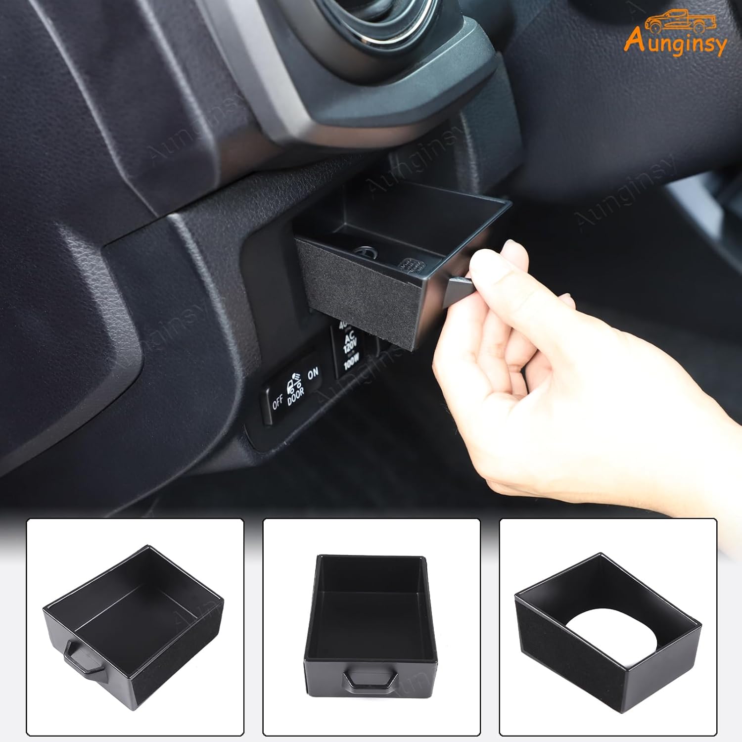 Aunginsy Car Center Console Storage Box for Toyota Tacoma 2016-2023
