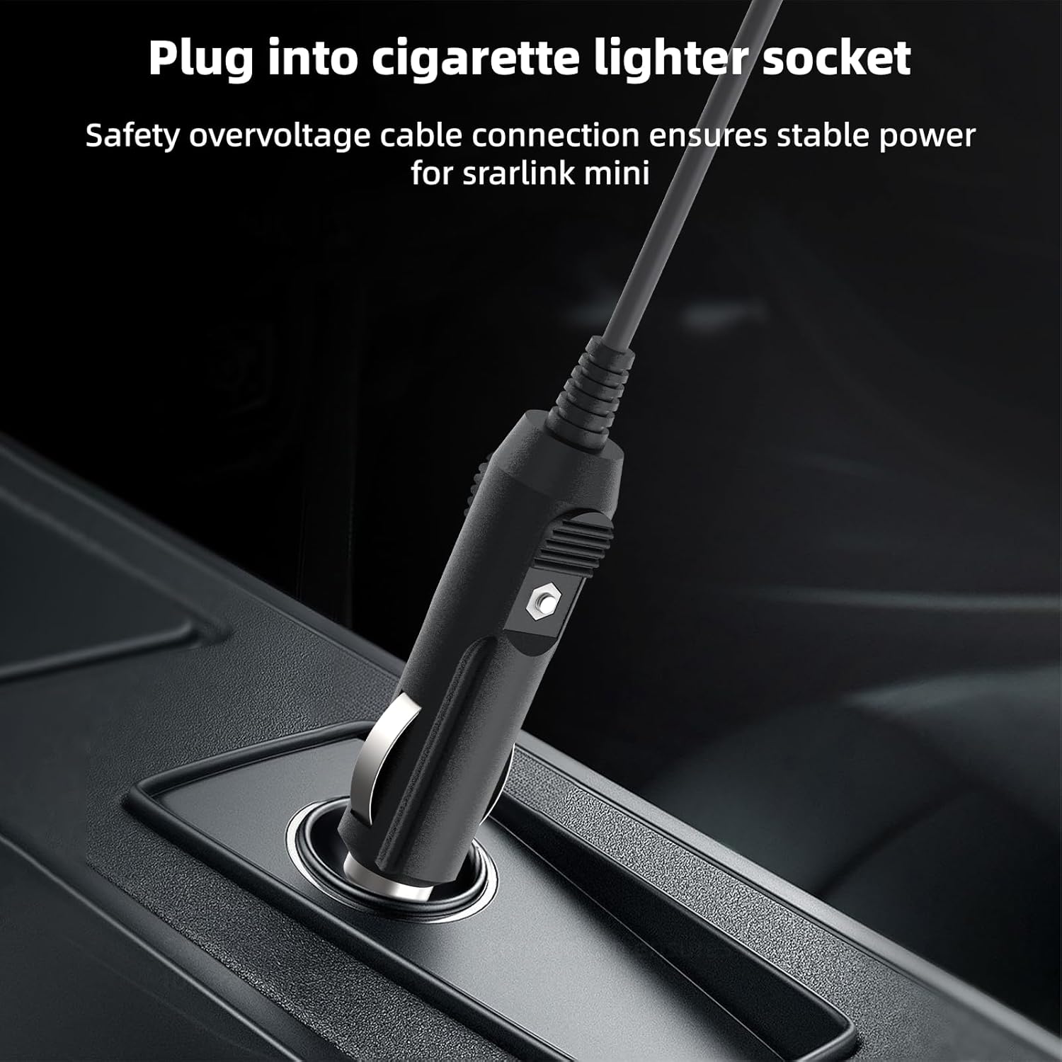 10FT Starlink Mini 12V Power Cable with Waterproof Adapter