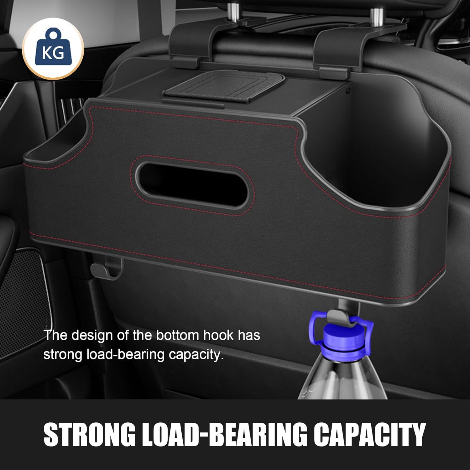 Nowkont 1 PC Car Seat Back Tissue Holder