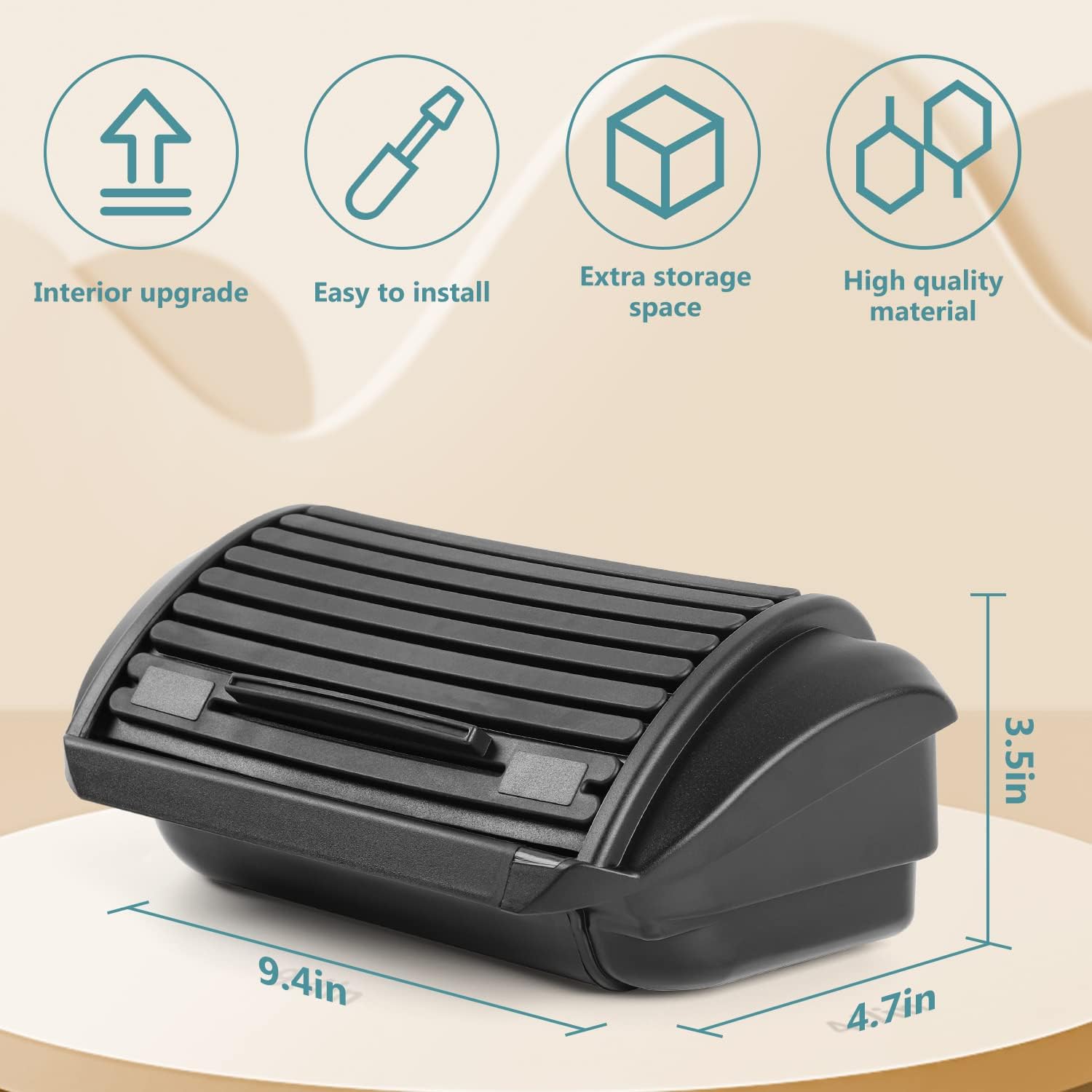 RT-TCZ Jeep Wrangler JK Dashboard Storage Tray Box